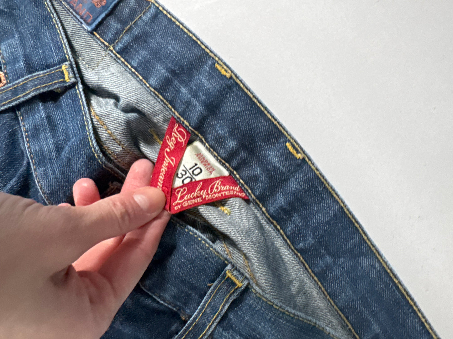 Lågmidjade jeans stl: M