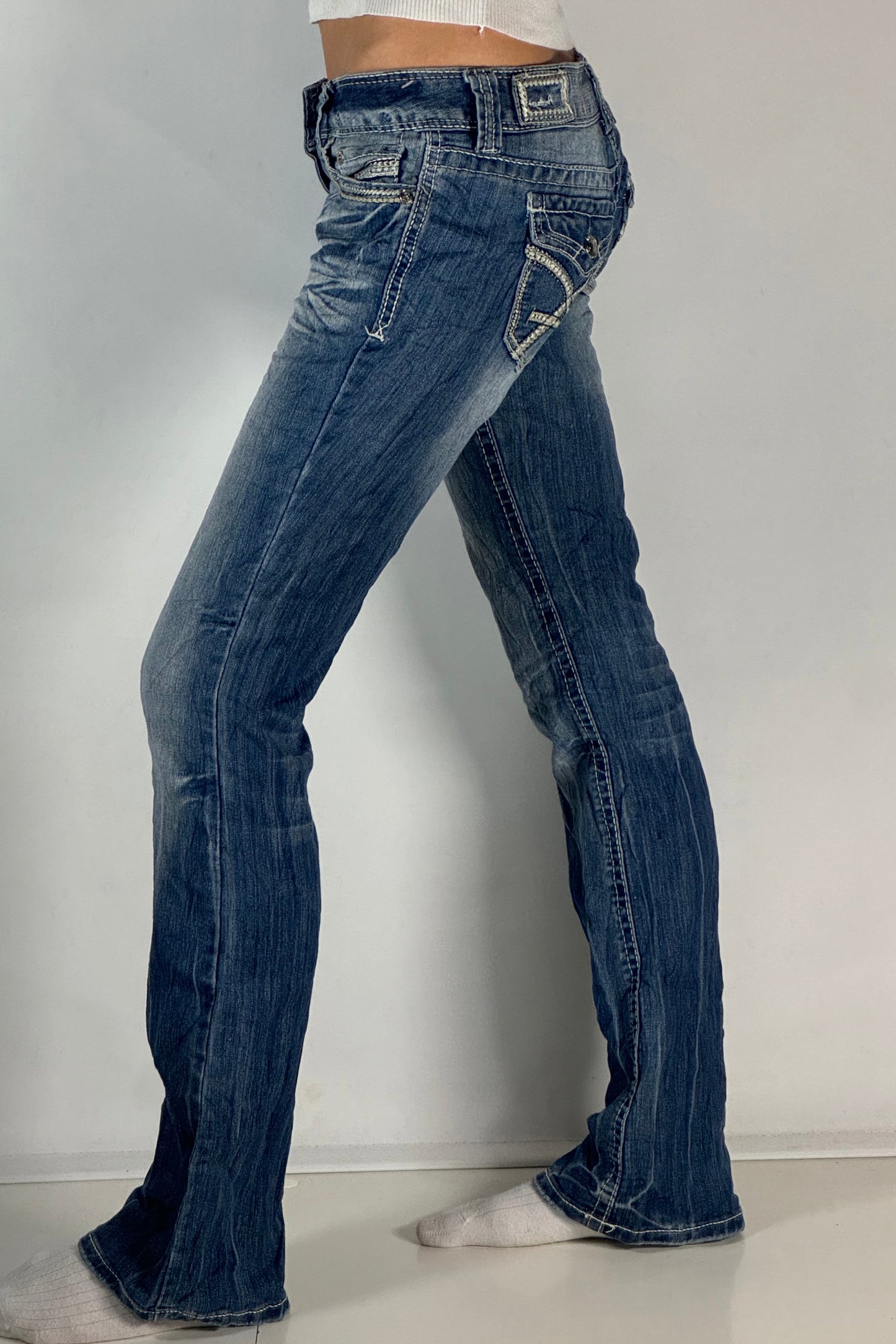 Lågmidjade jeans stl: XS