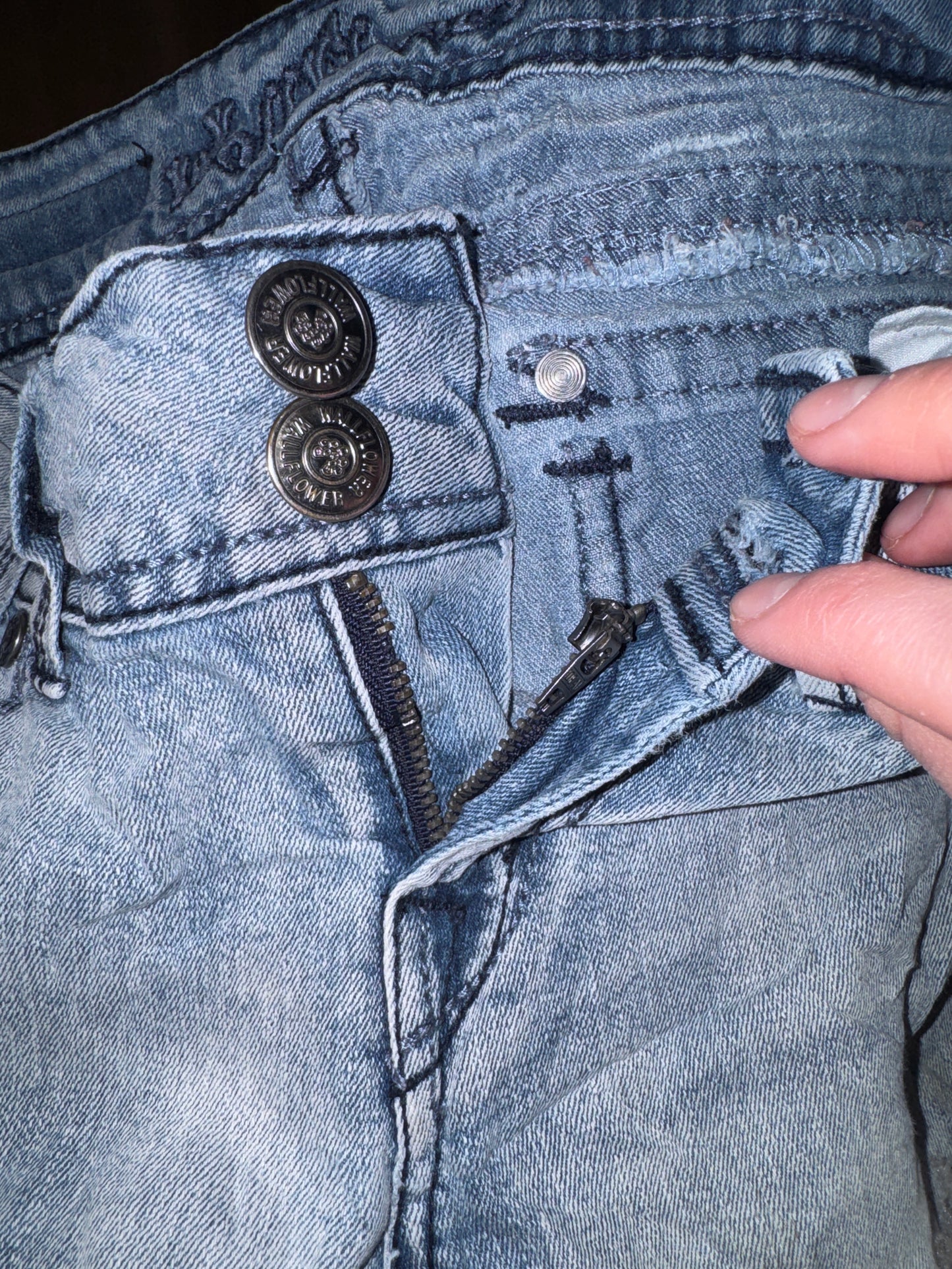 Lågmidjade jeans stl: XS