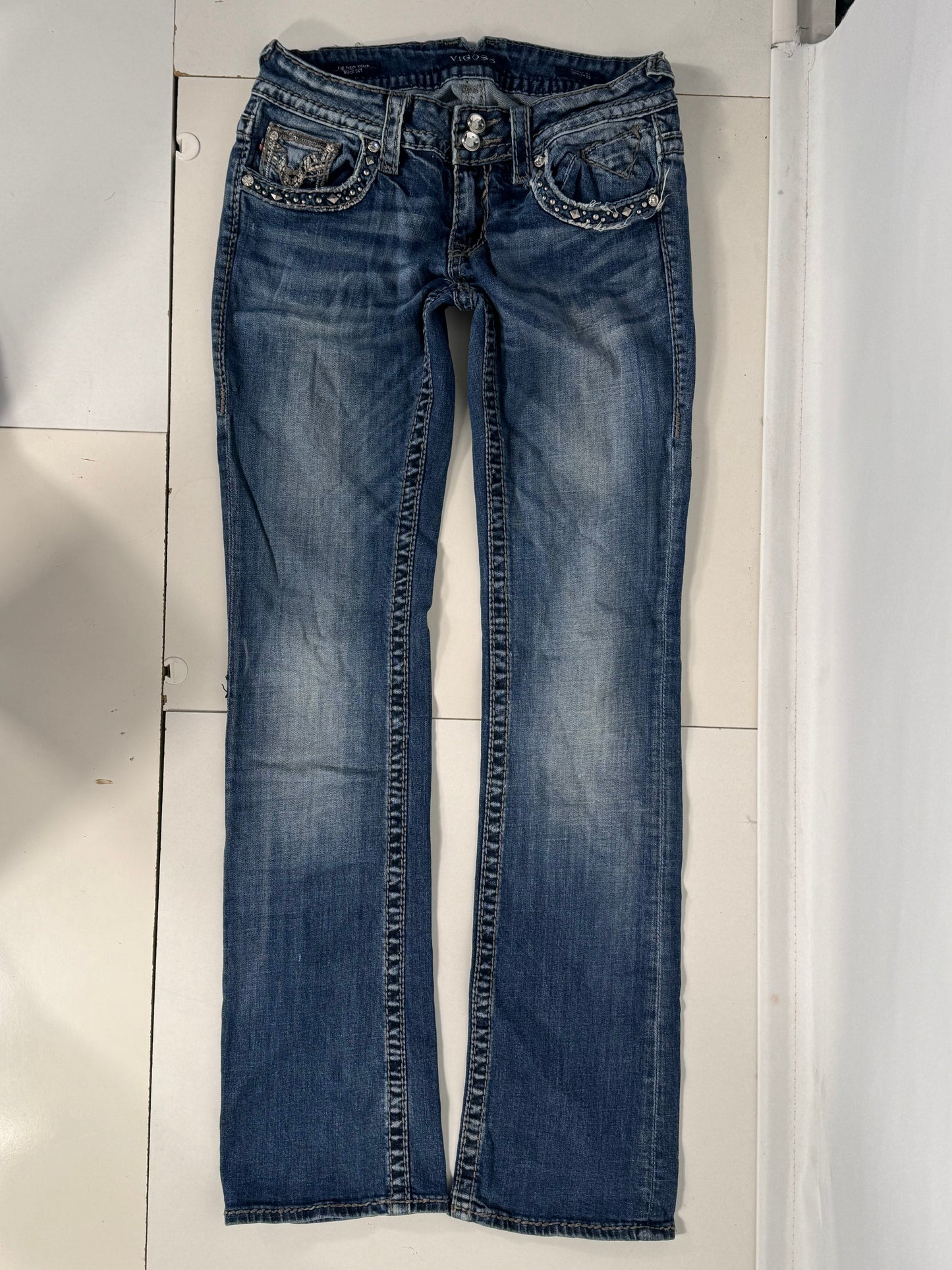 Lavlivede jeans str: XS/S