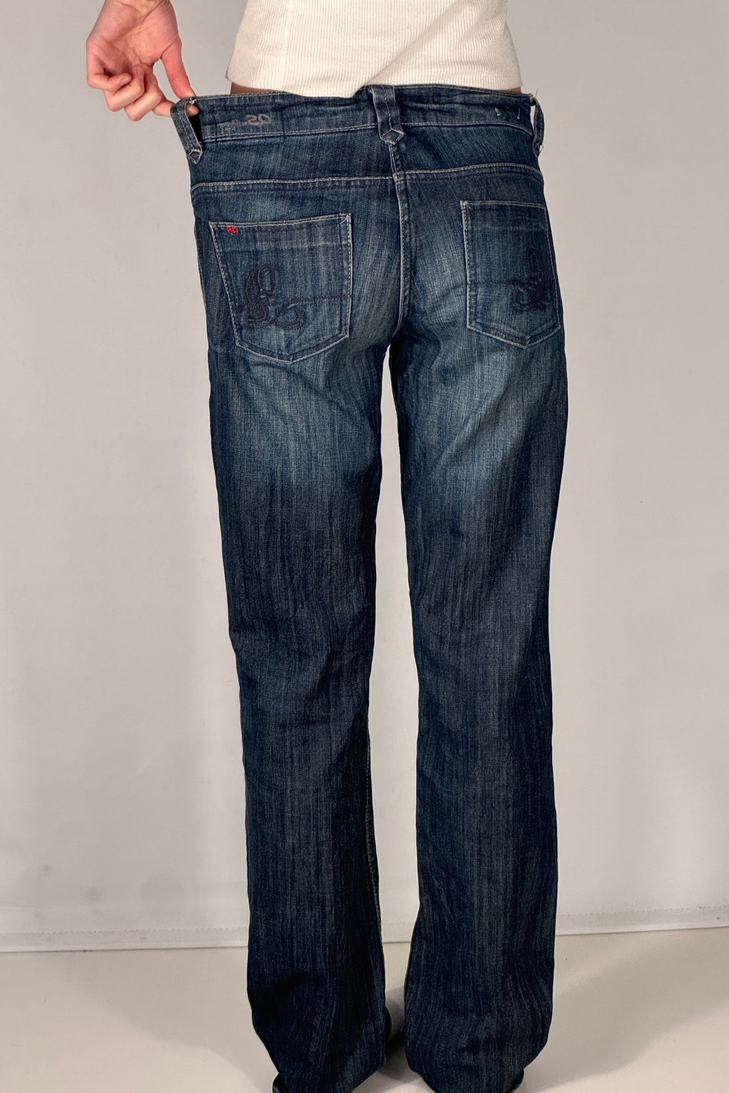 Lavtaljede jeans str: S/M