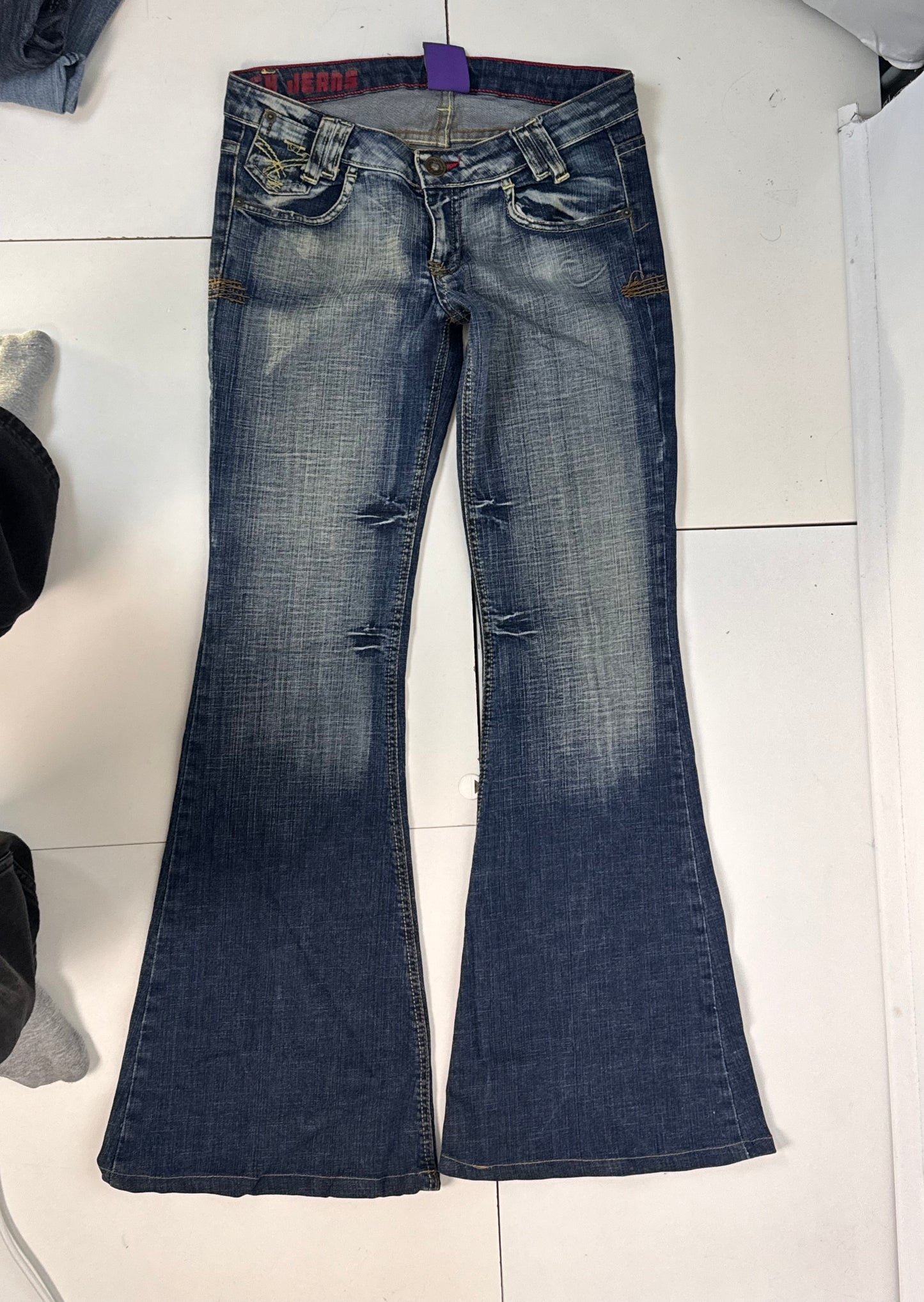 Lågmidjade jeans stl: S
