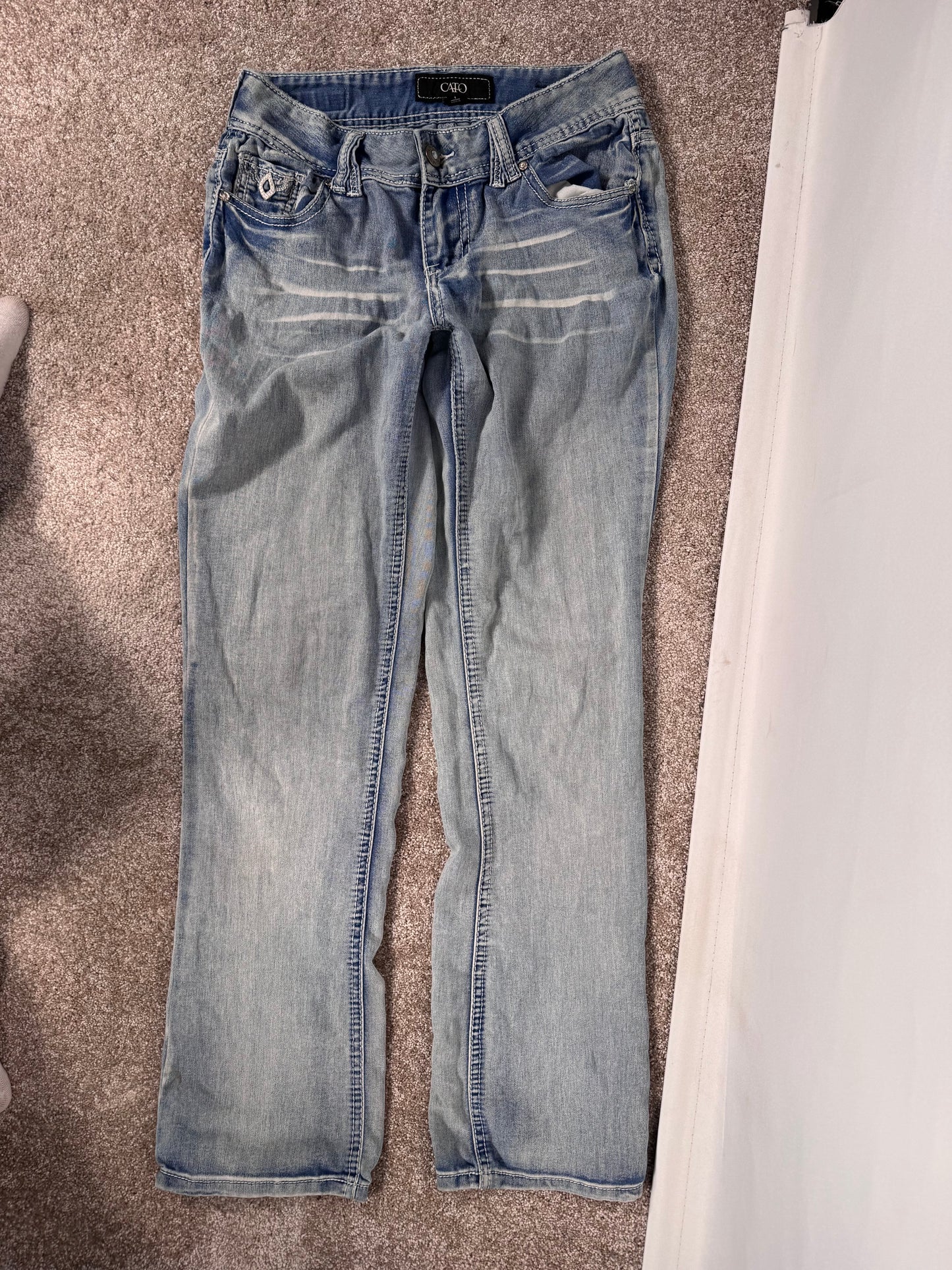 Lågmidjade jeans stl: XS