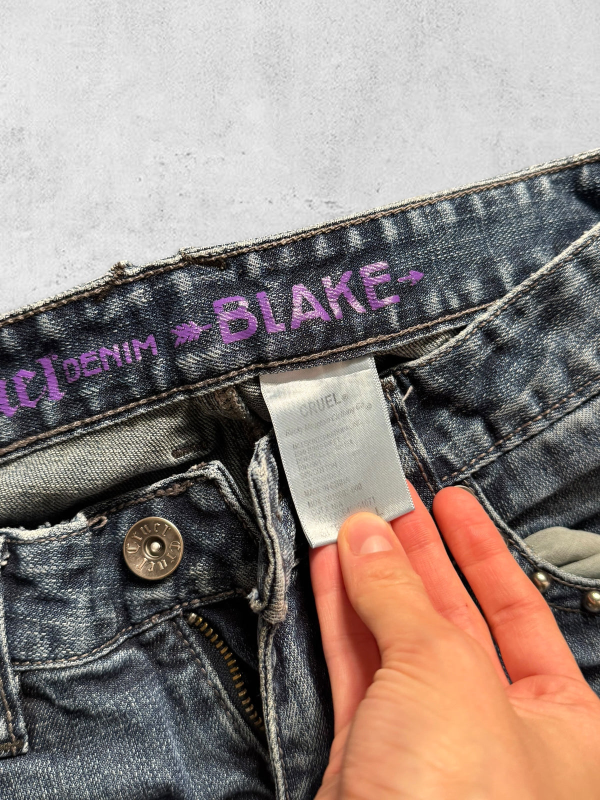 Lågmidjade jeans stl: XS