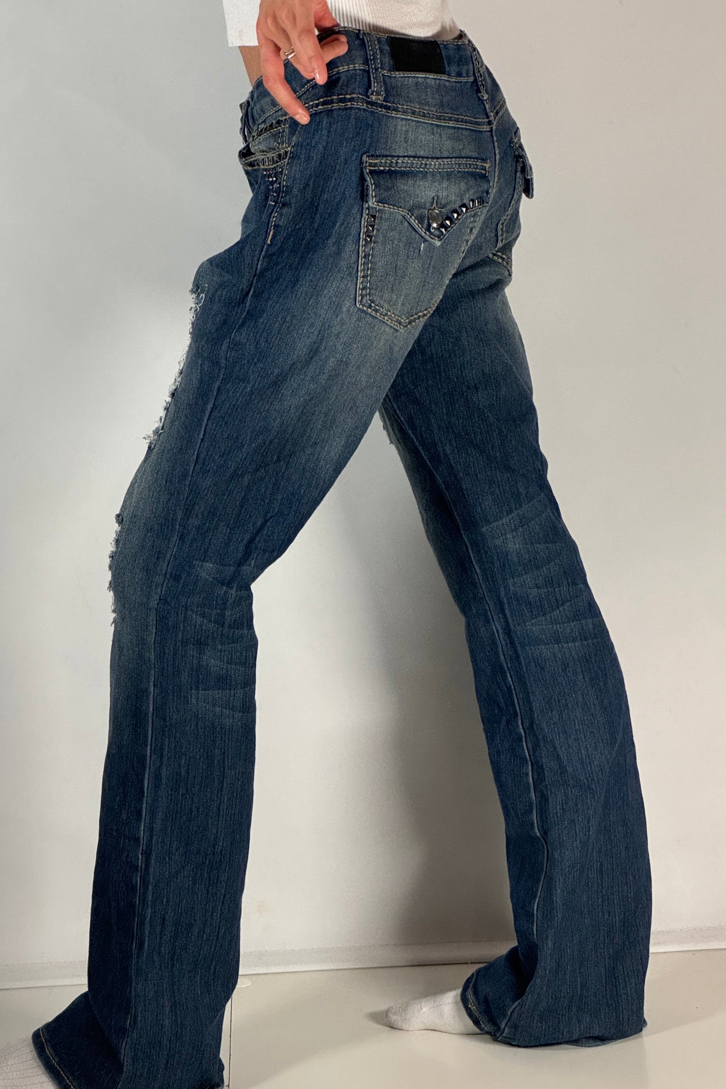 Lågmidjade jeans stl: M