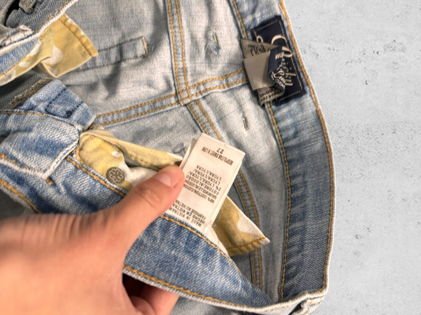 Lågmidjade jeans stl: S