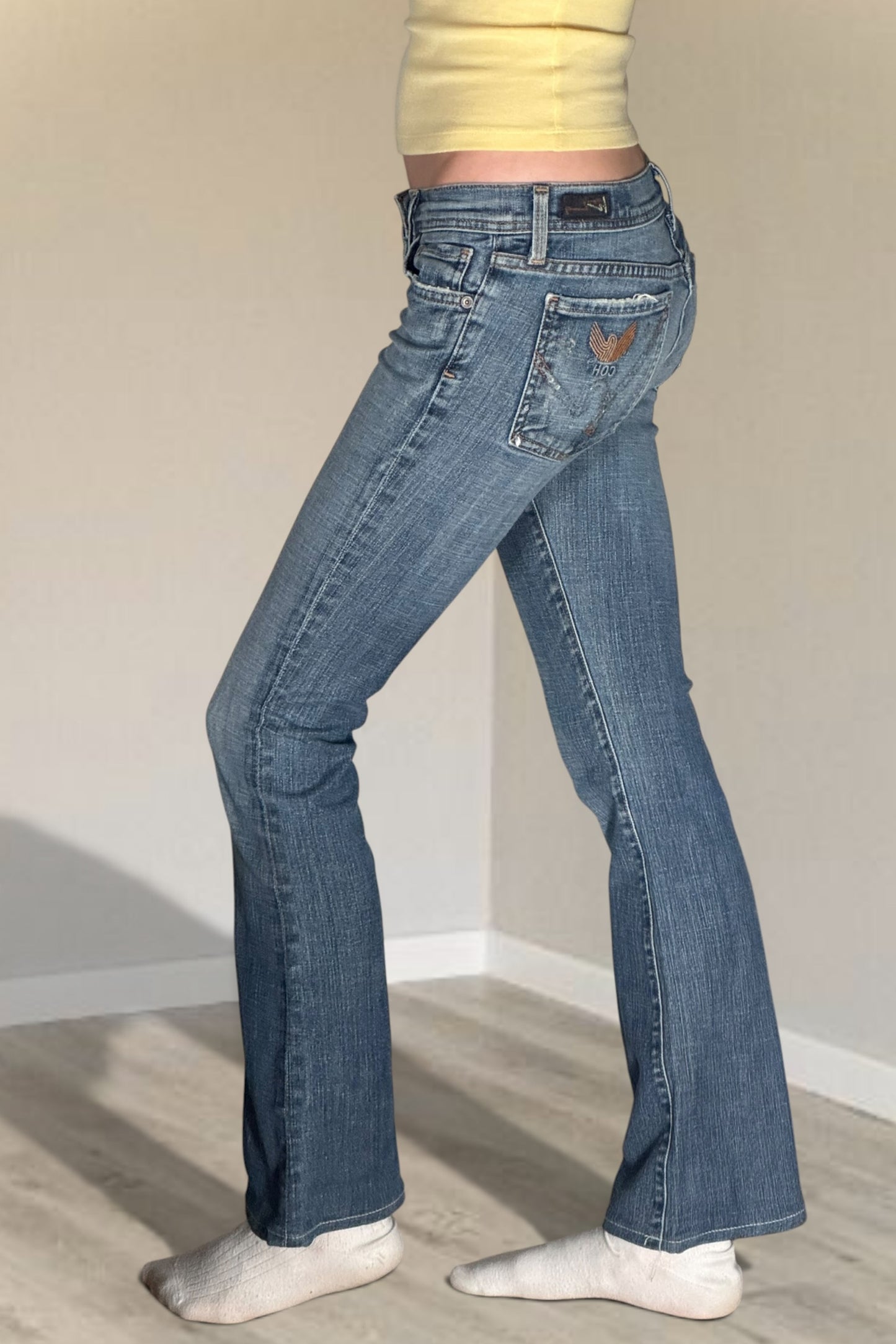 Lågmidjade jeans stl: XS