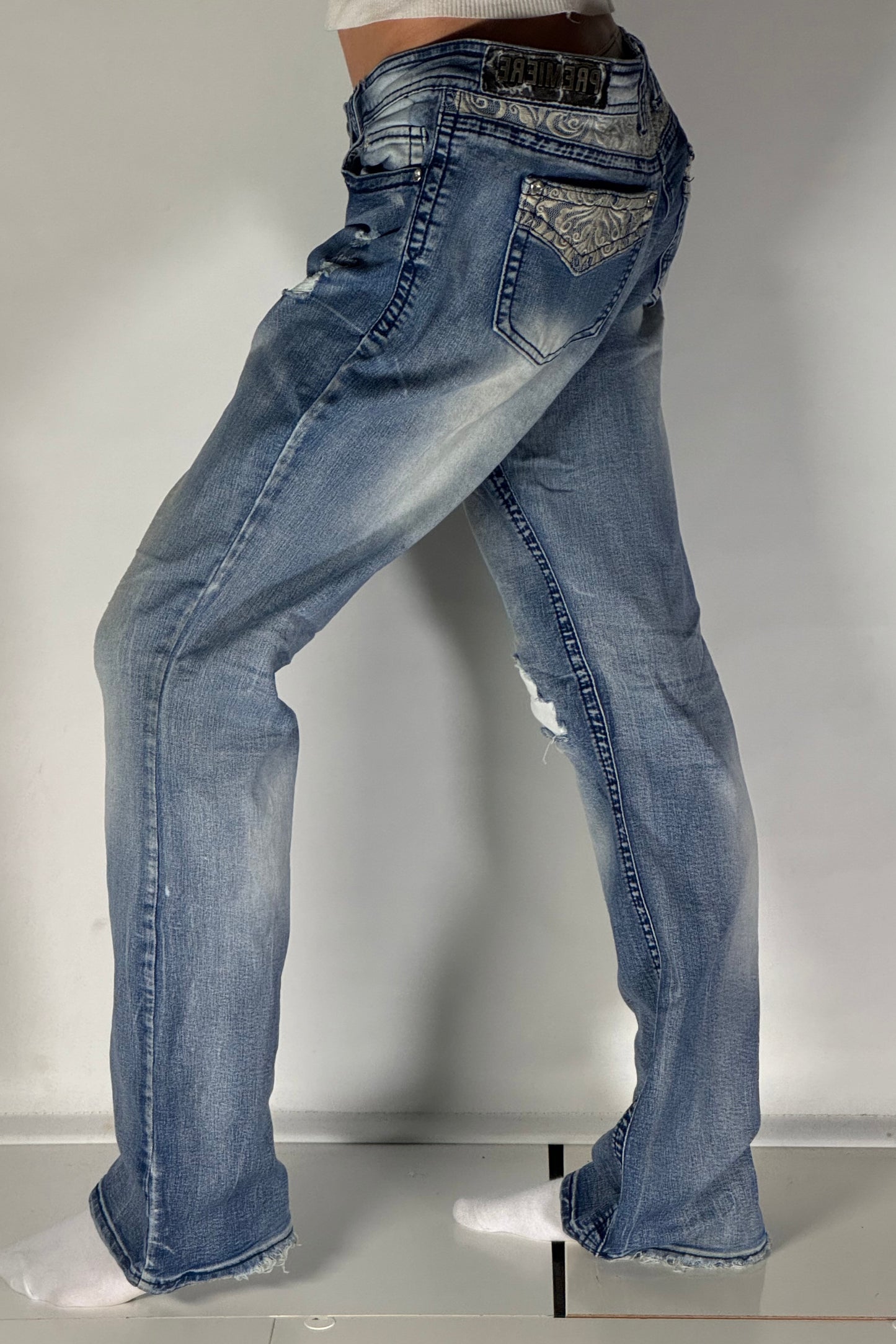 Lågmidjade jeans stl: M