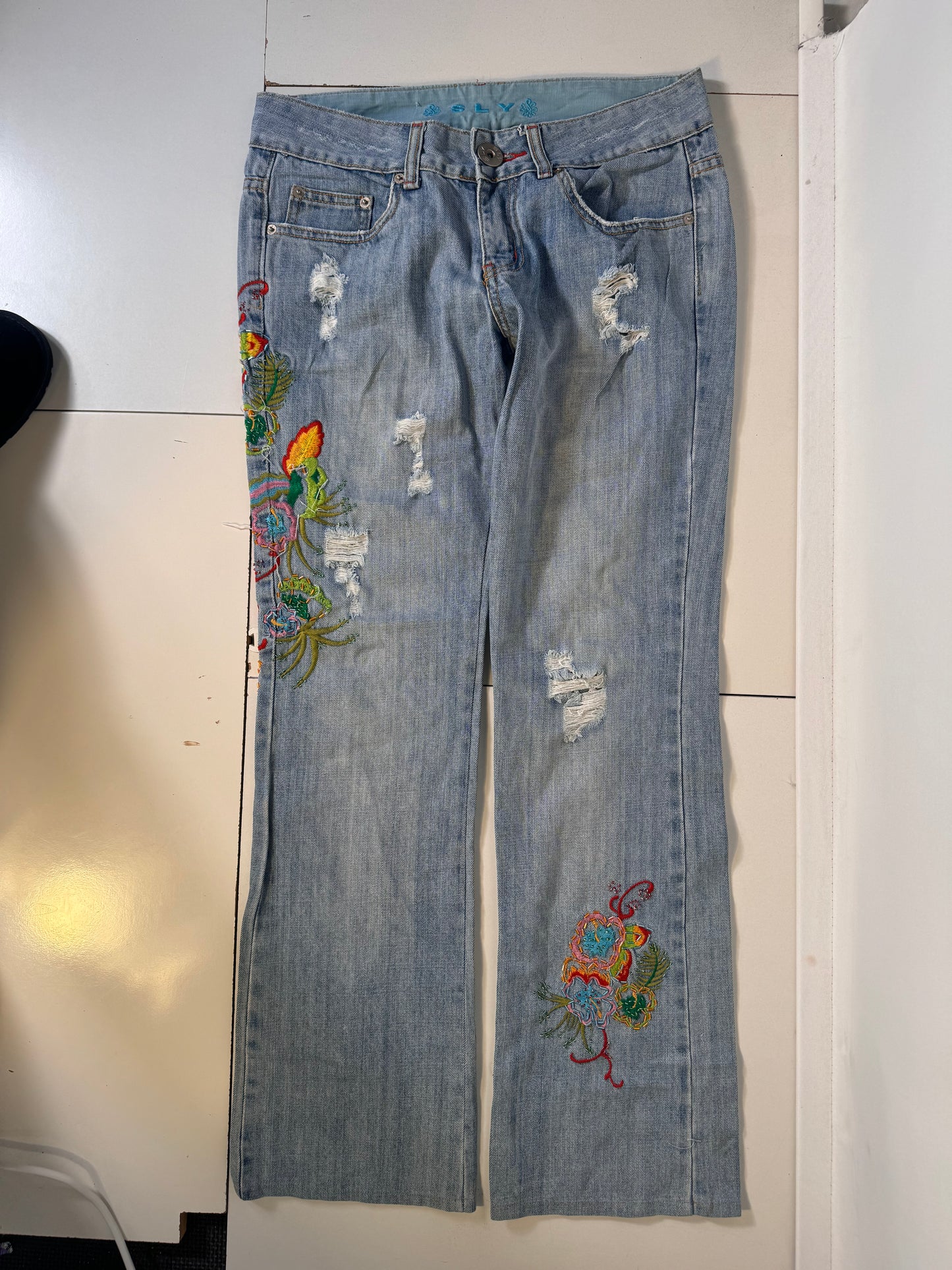 Lågmidjade jeans stl: S