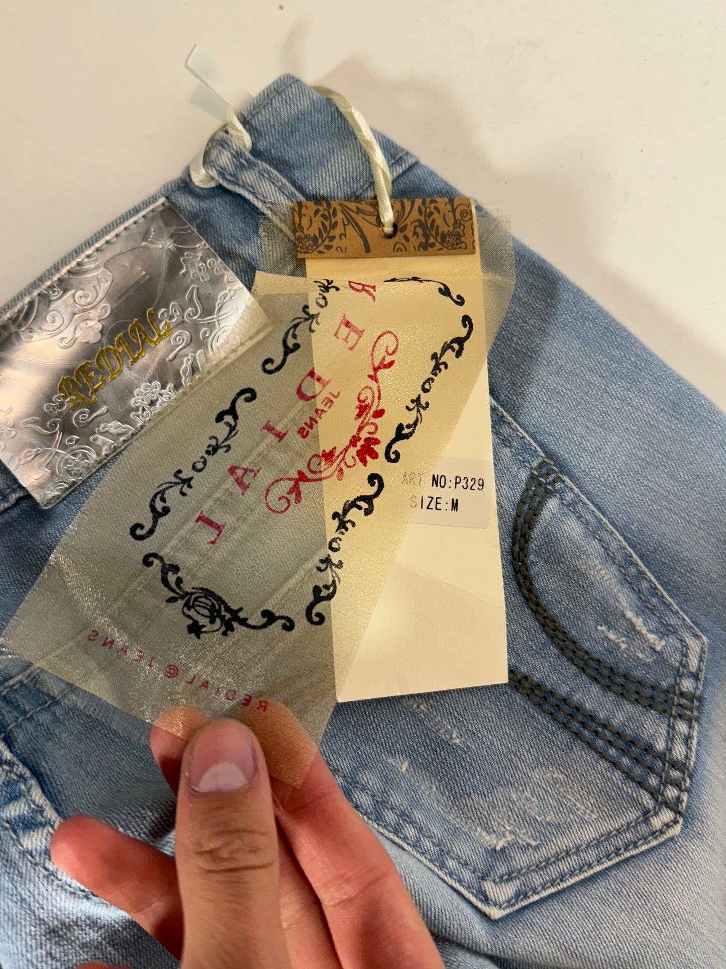 Lågmidjade jeans stl: S