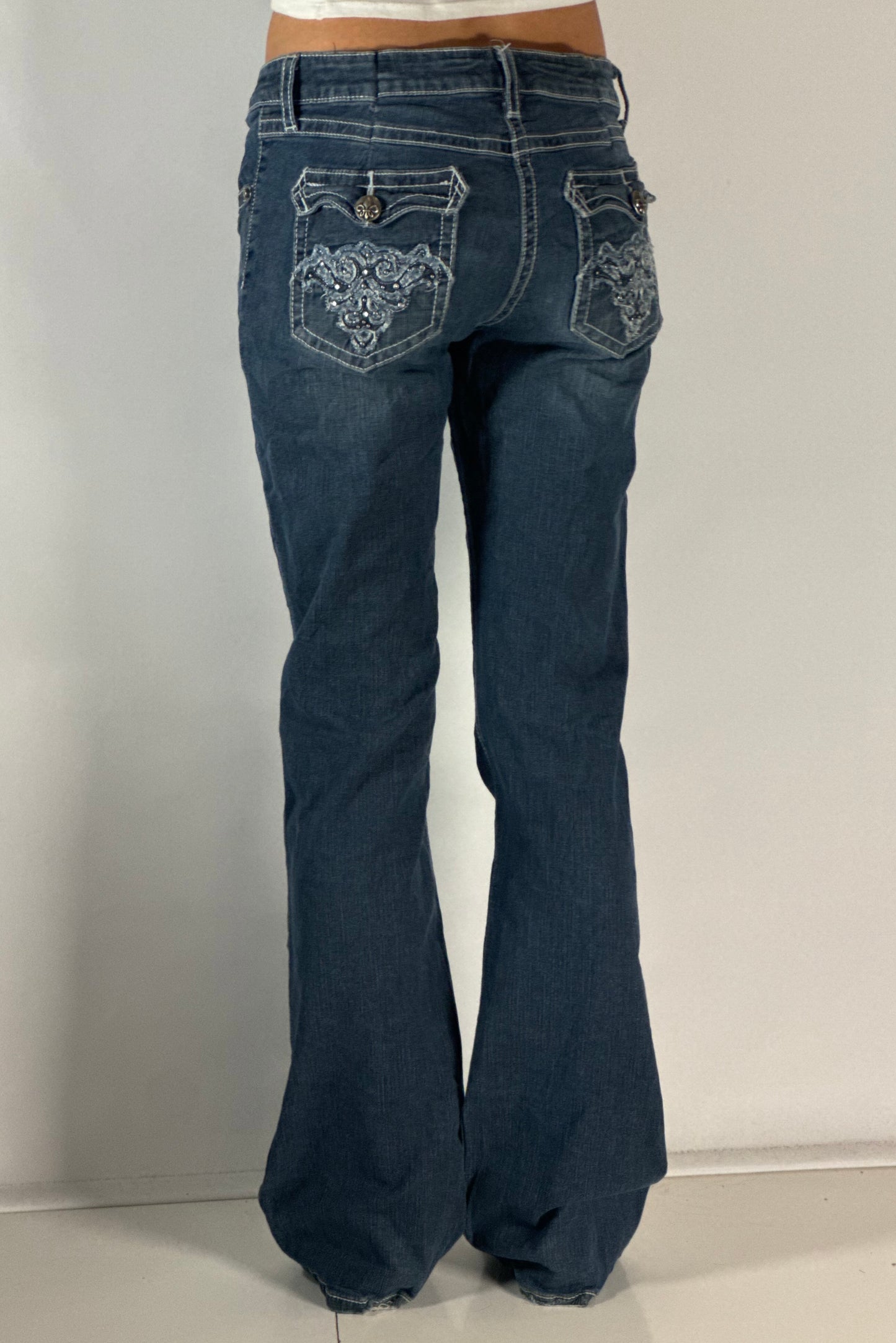 Lågmidjade jeans stl: S