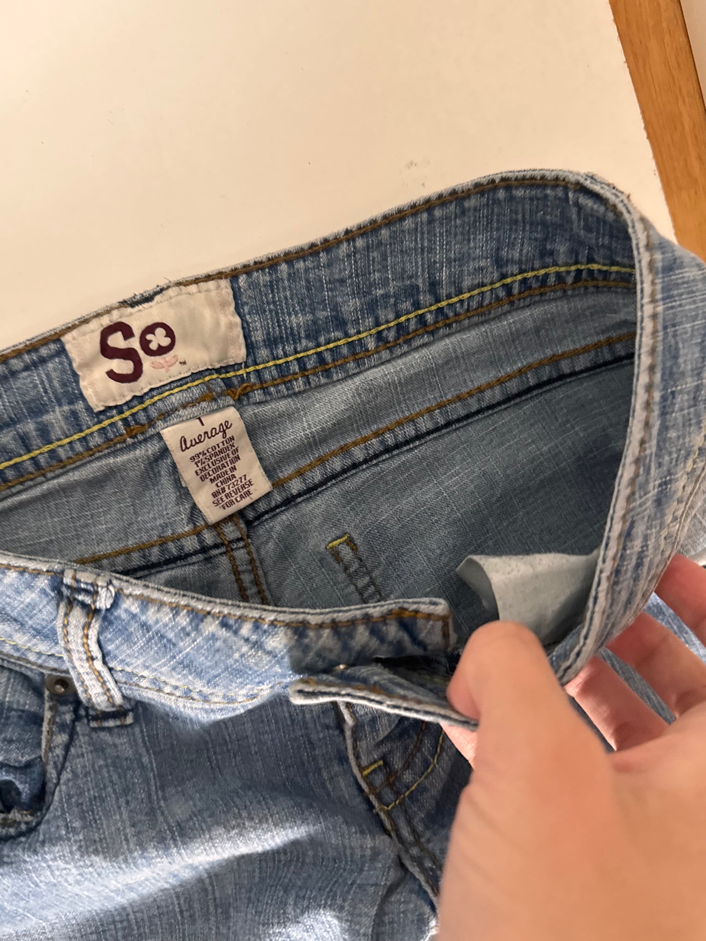 Lågmidjade jeans stl: XS