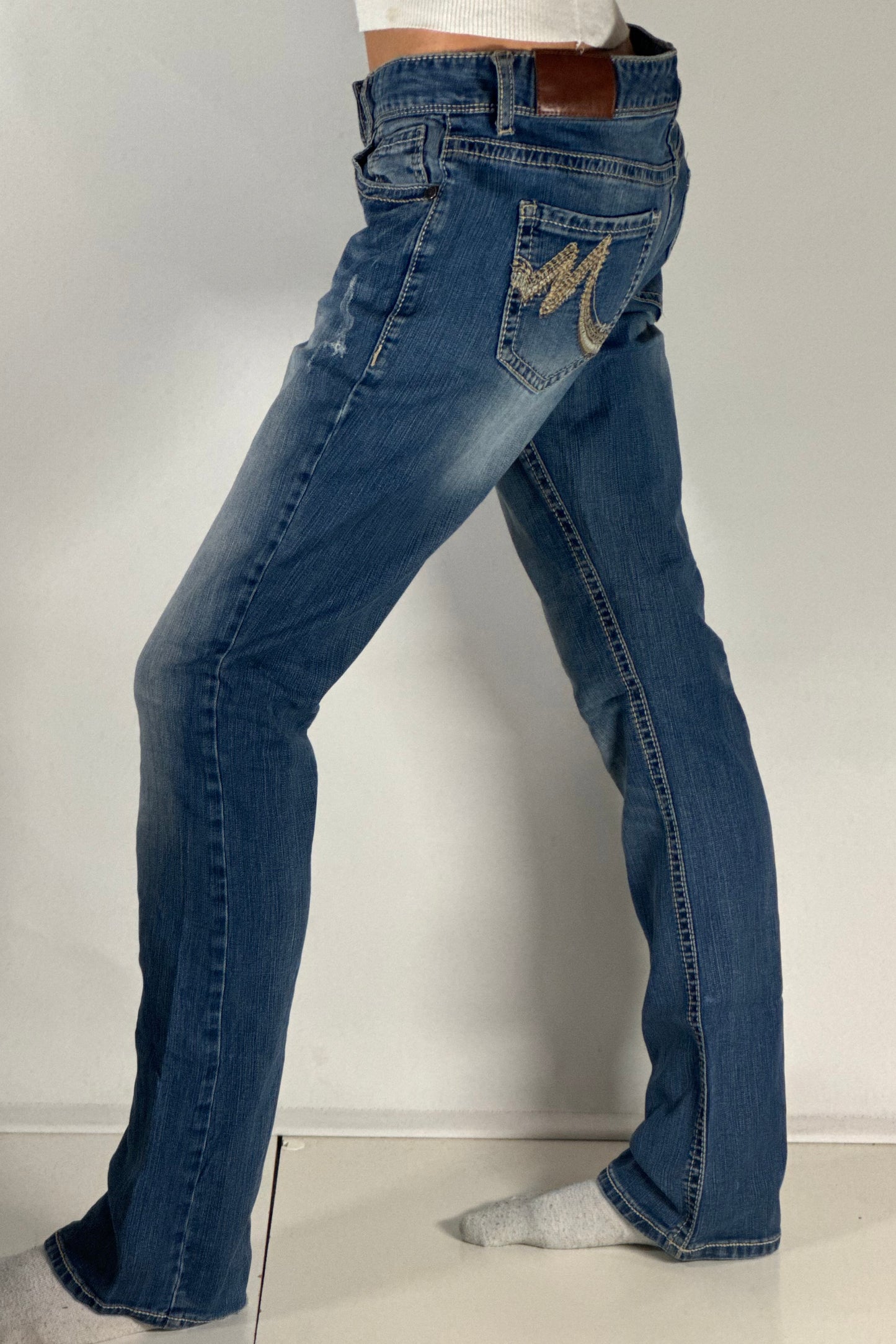 Lågmidjade jeans stl: S