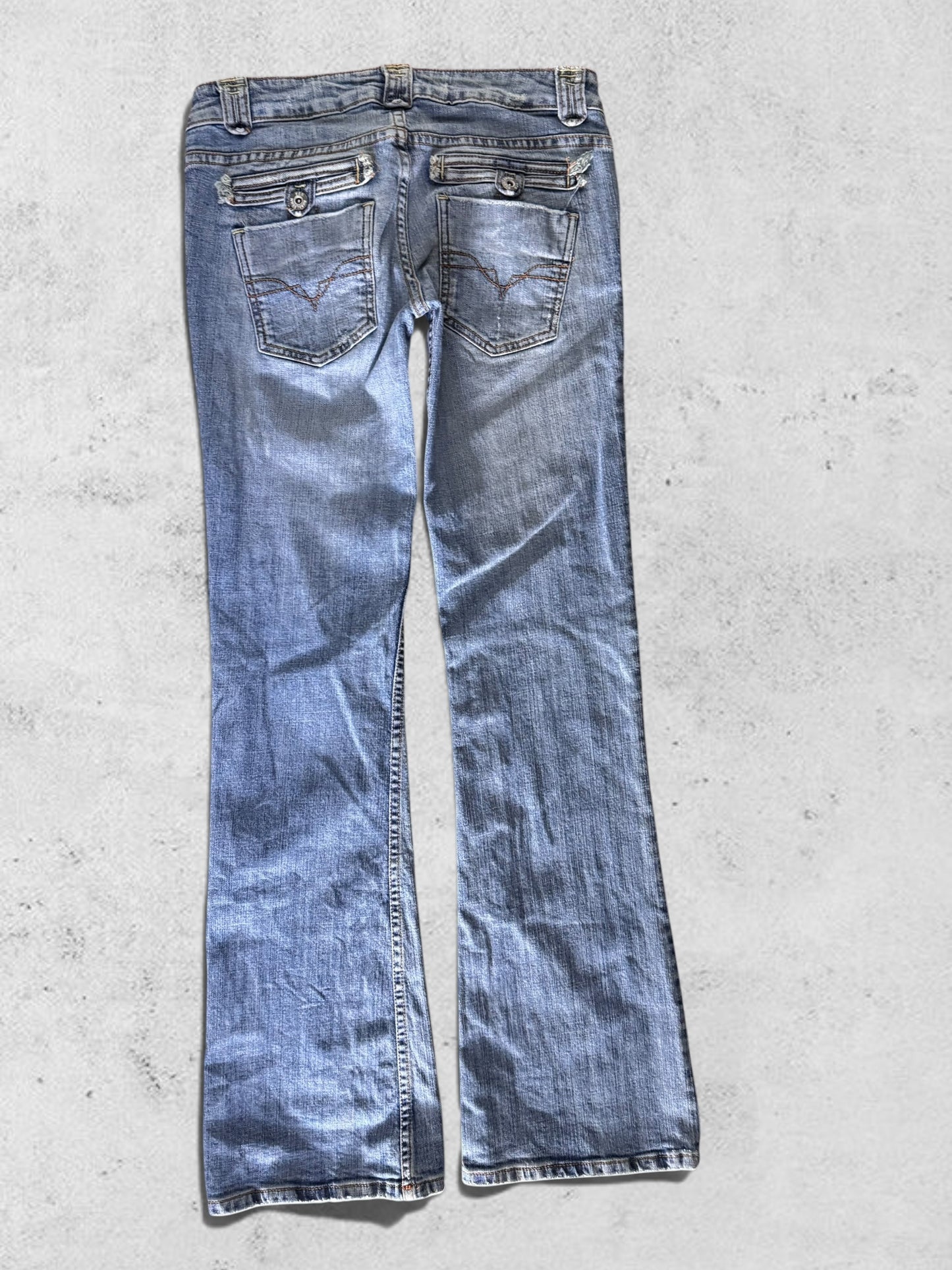 Lågmidjade jeans stl: S