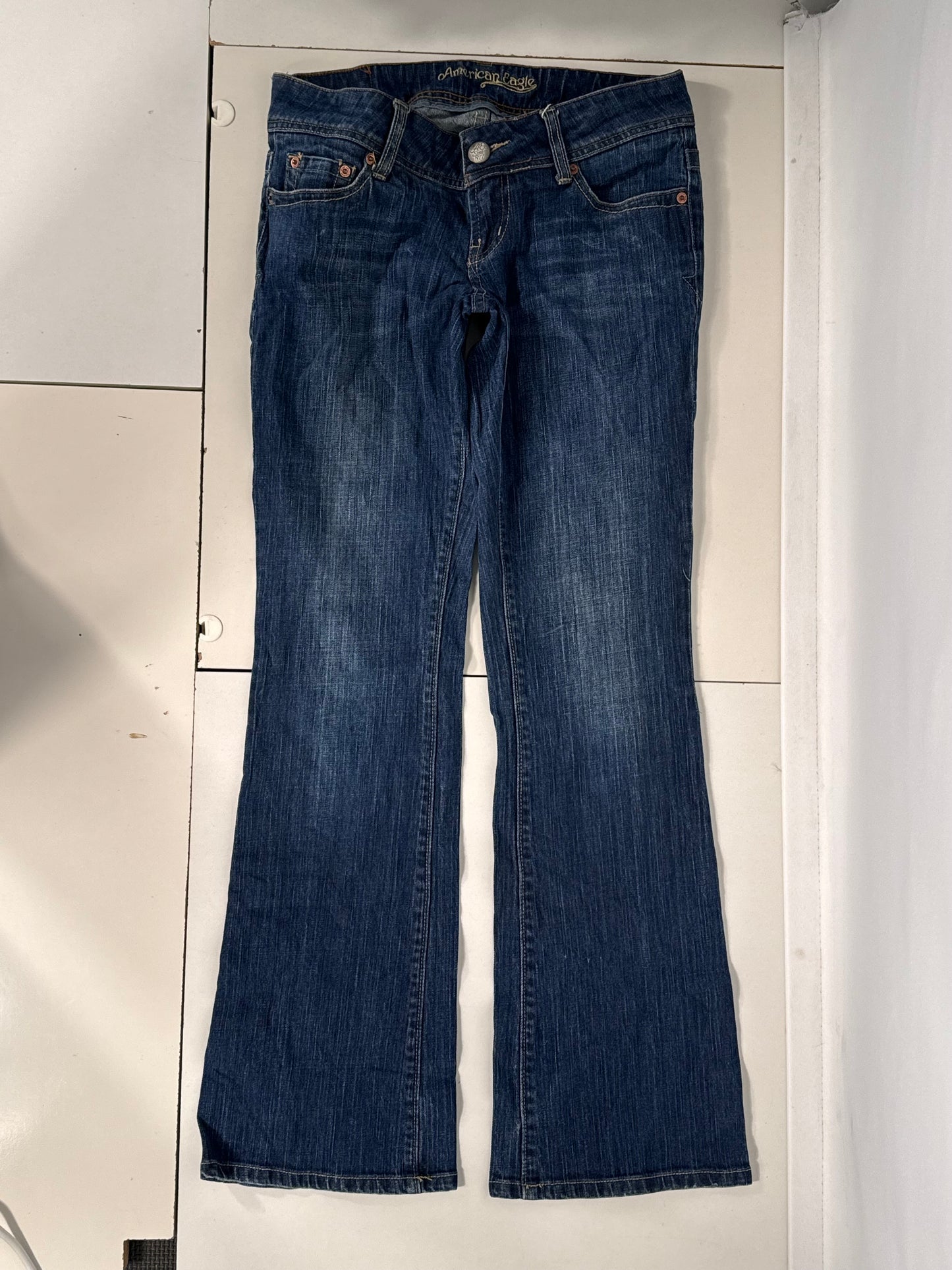 Lavtaljede jeans str: S