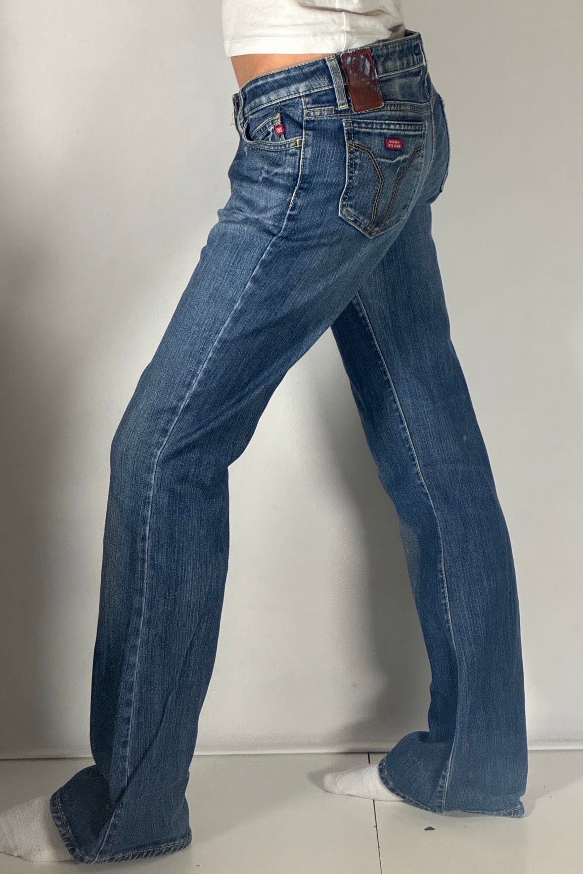 Lågmidjade jeans stl: S