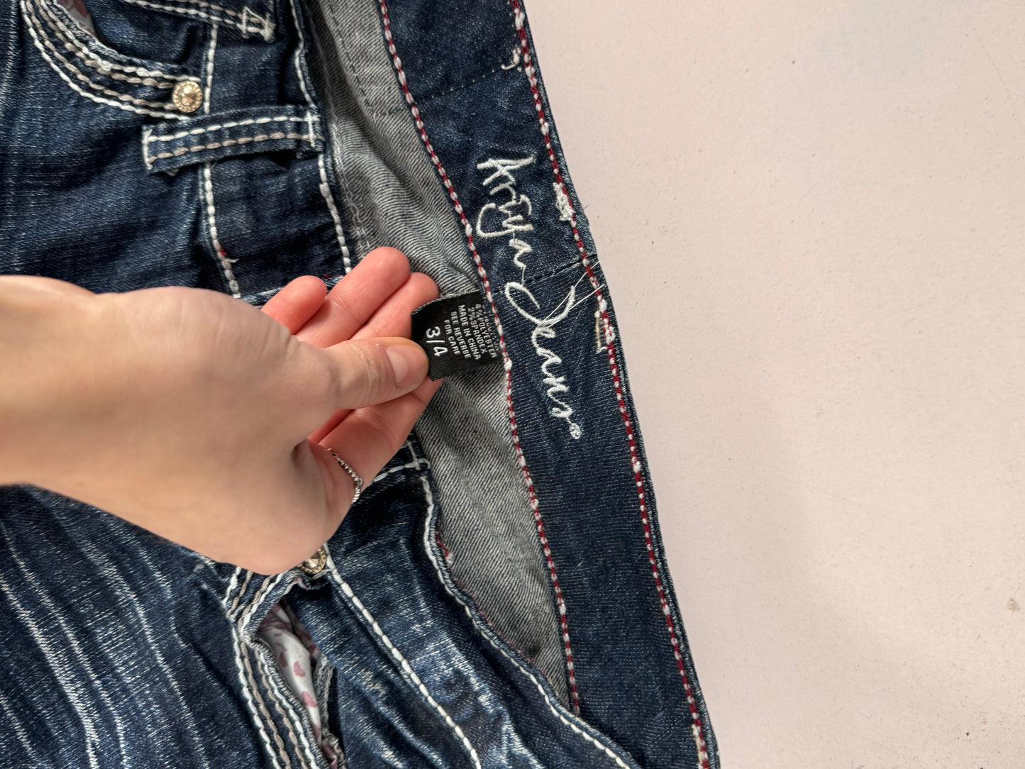 Lågmidjade jeans stl: XS