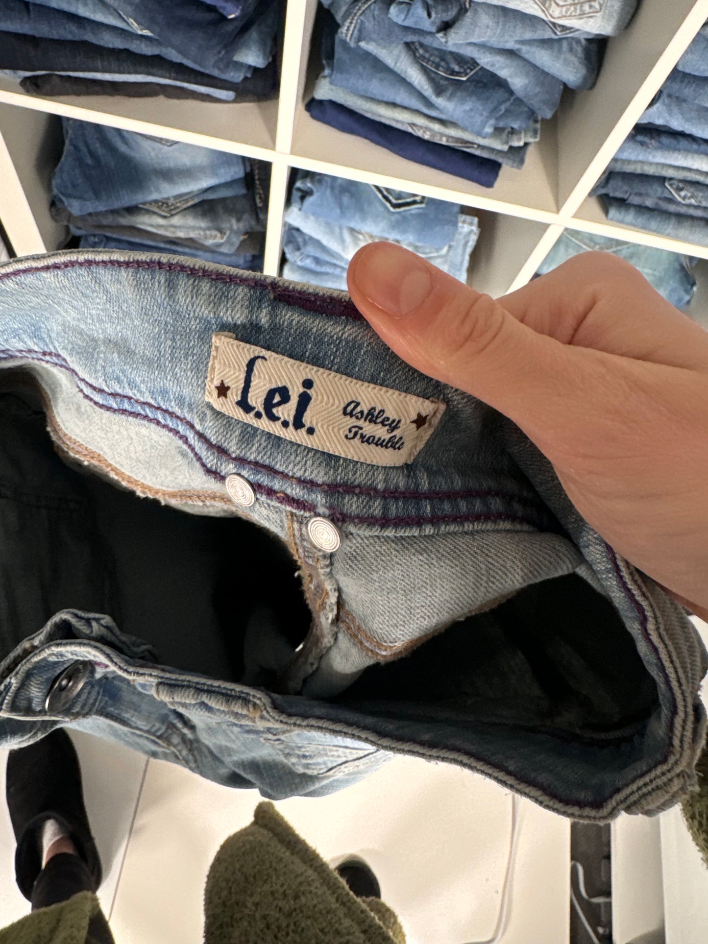 Lågmidjade jeans stl: XS