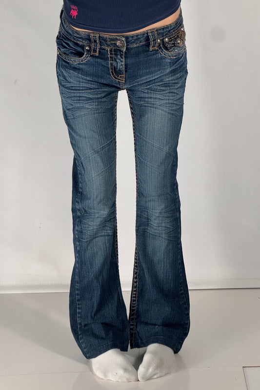 Lågmidjade jeans stl: S