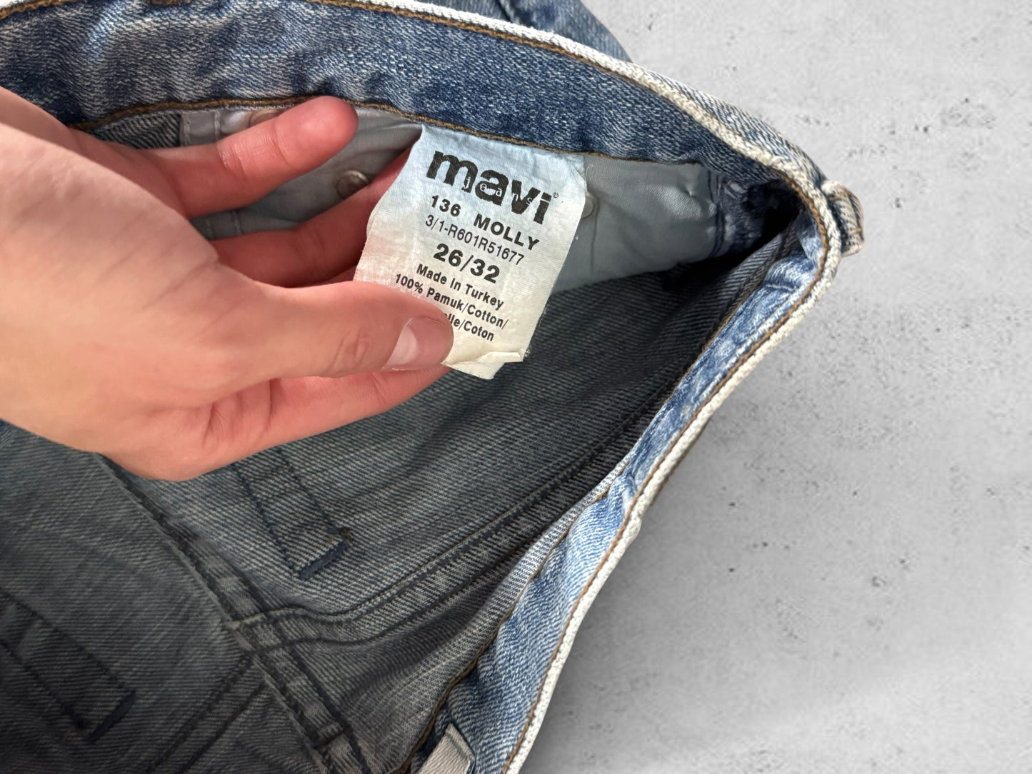 Lågmidjade jeans stl: S/M