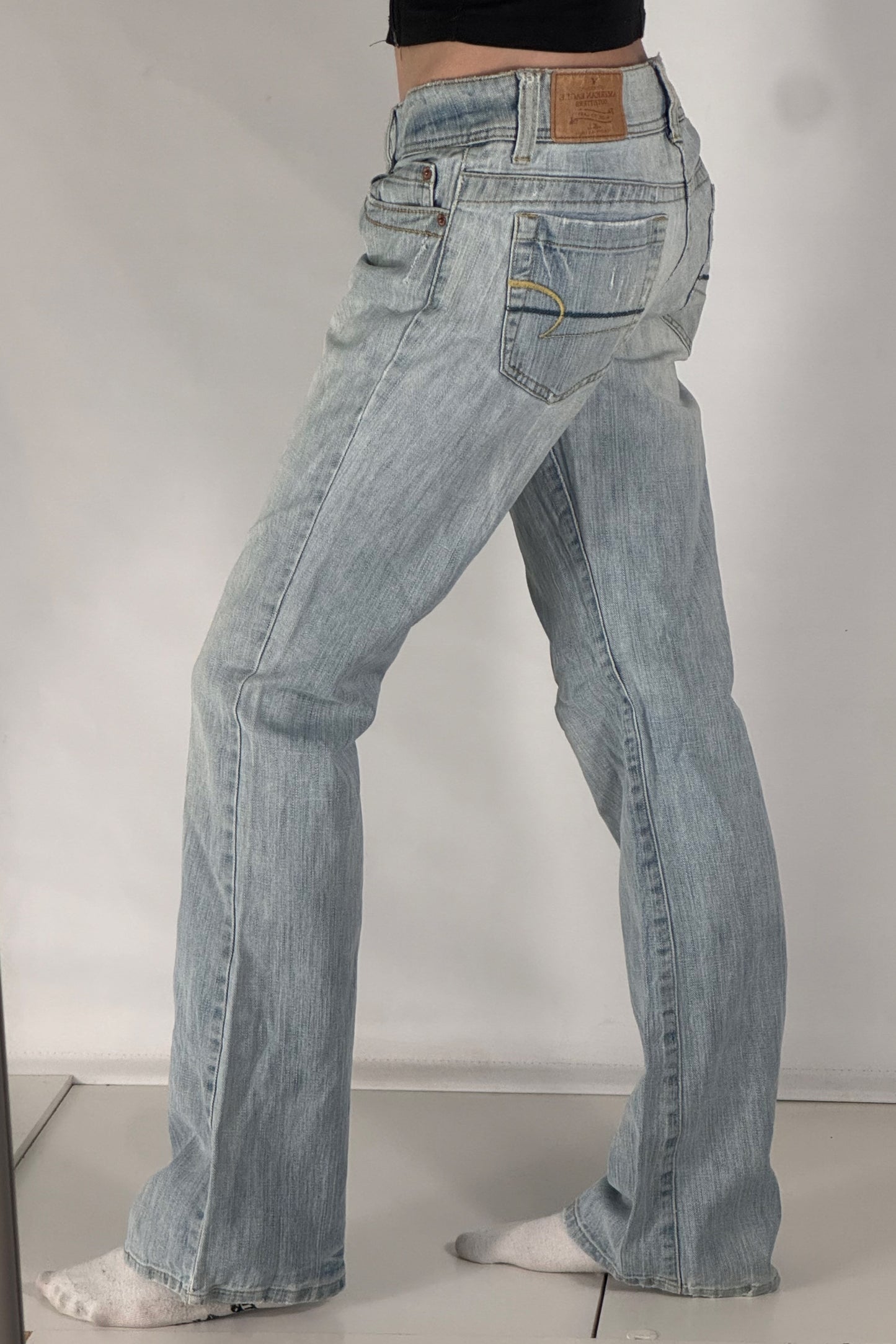 Lågmidjade jeans stl: S/M