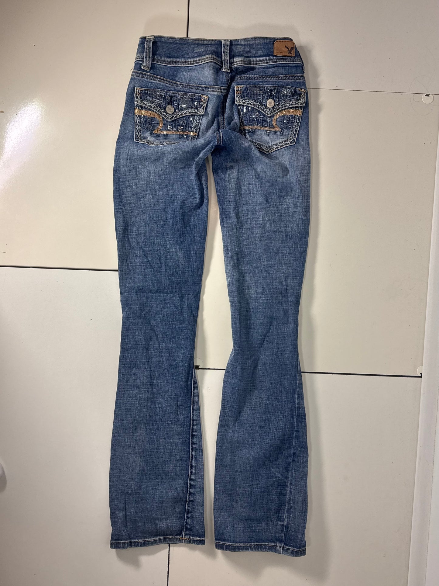 Lågmidjade jeans stl: XXS