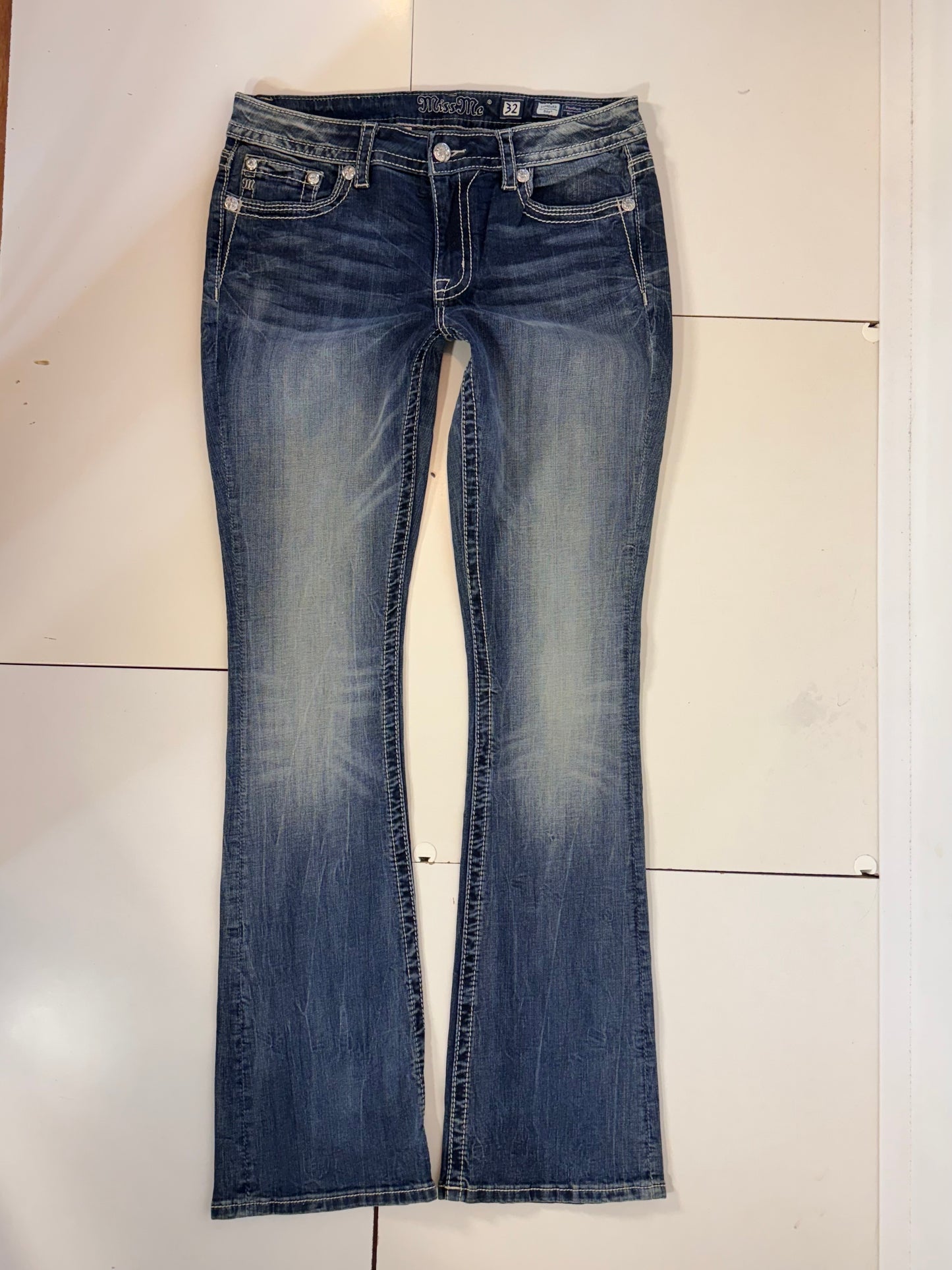 Lågmidjade jeans stl: