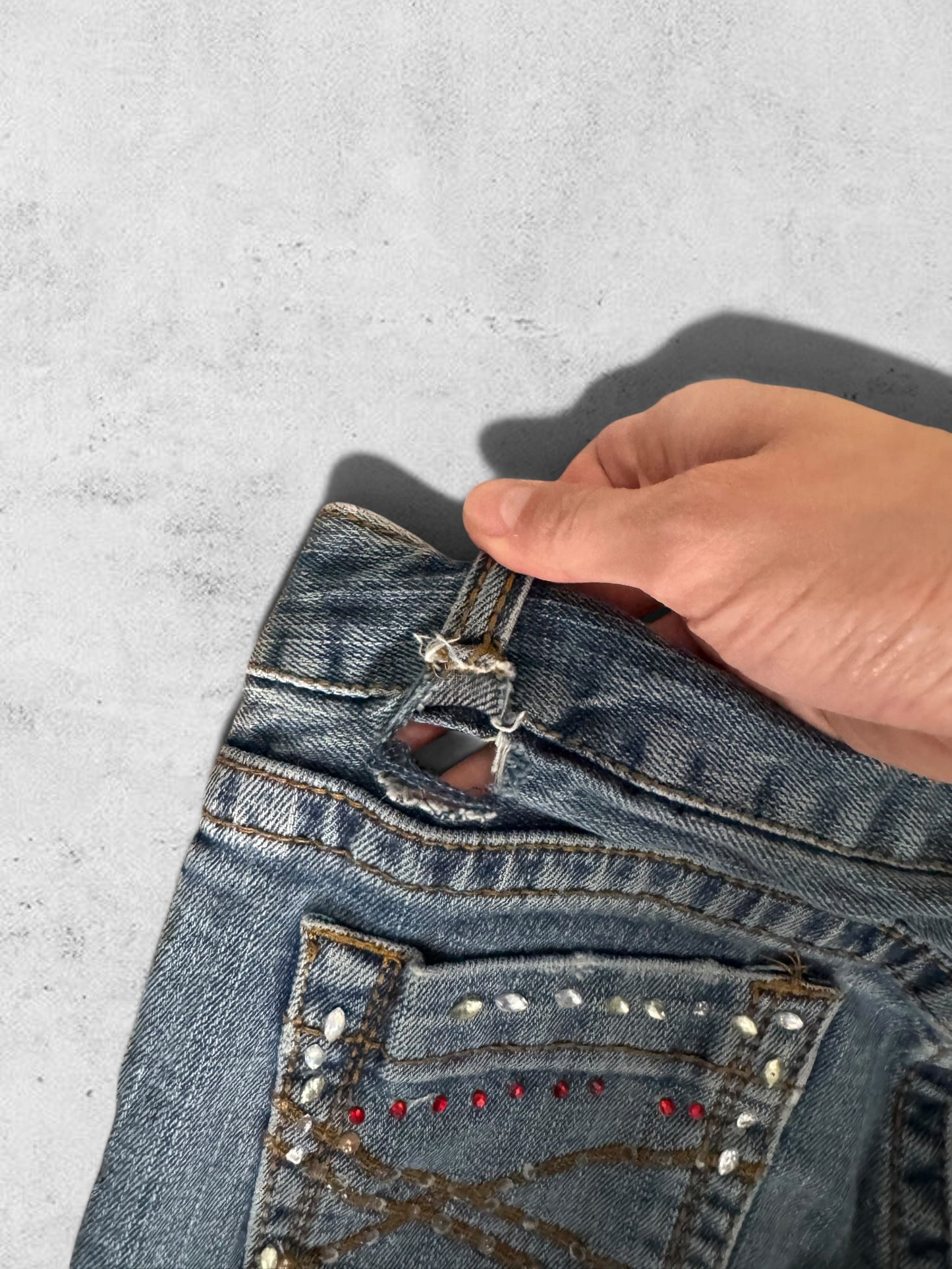 Lågmidjade jeans stl: XXS