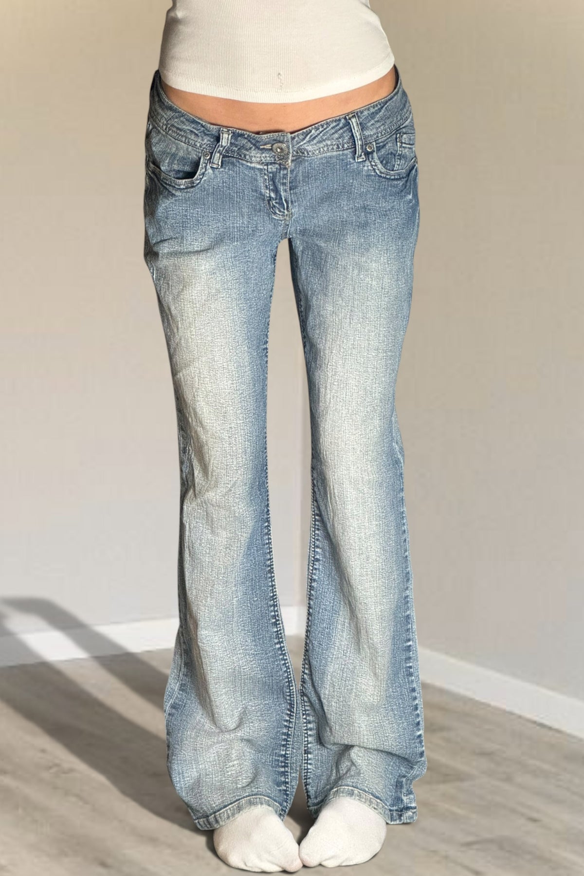 Lågmidjade jeans stl: M