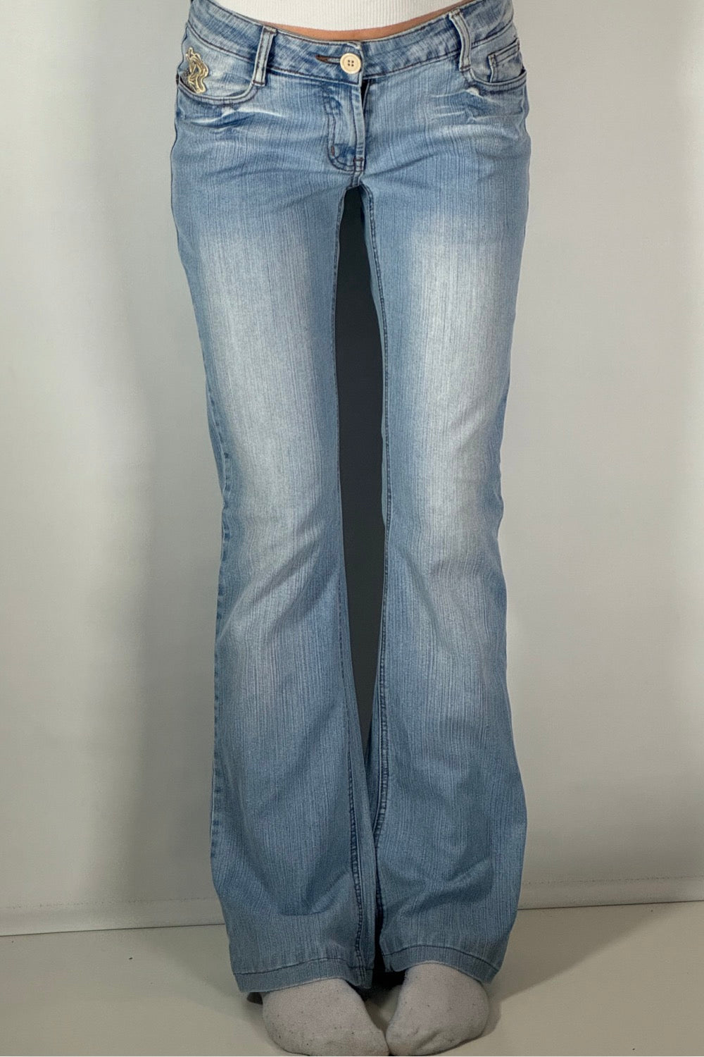 Lågmidjade jeans stl: S