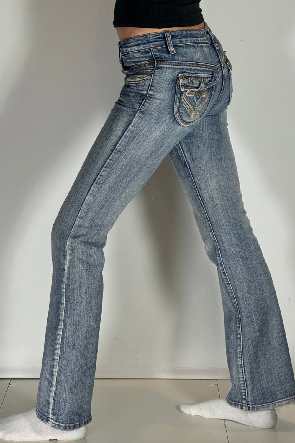 Lågmidjade jeans stl: XS