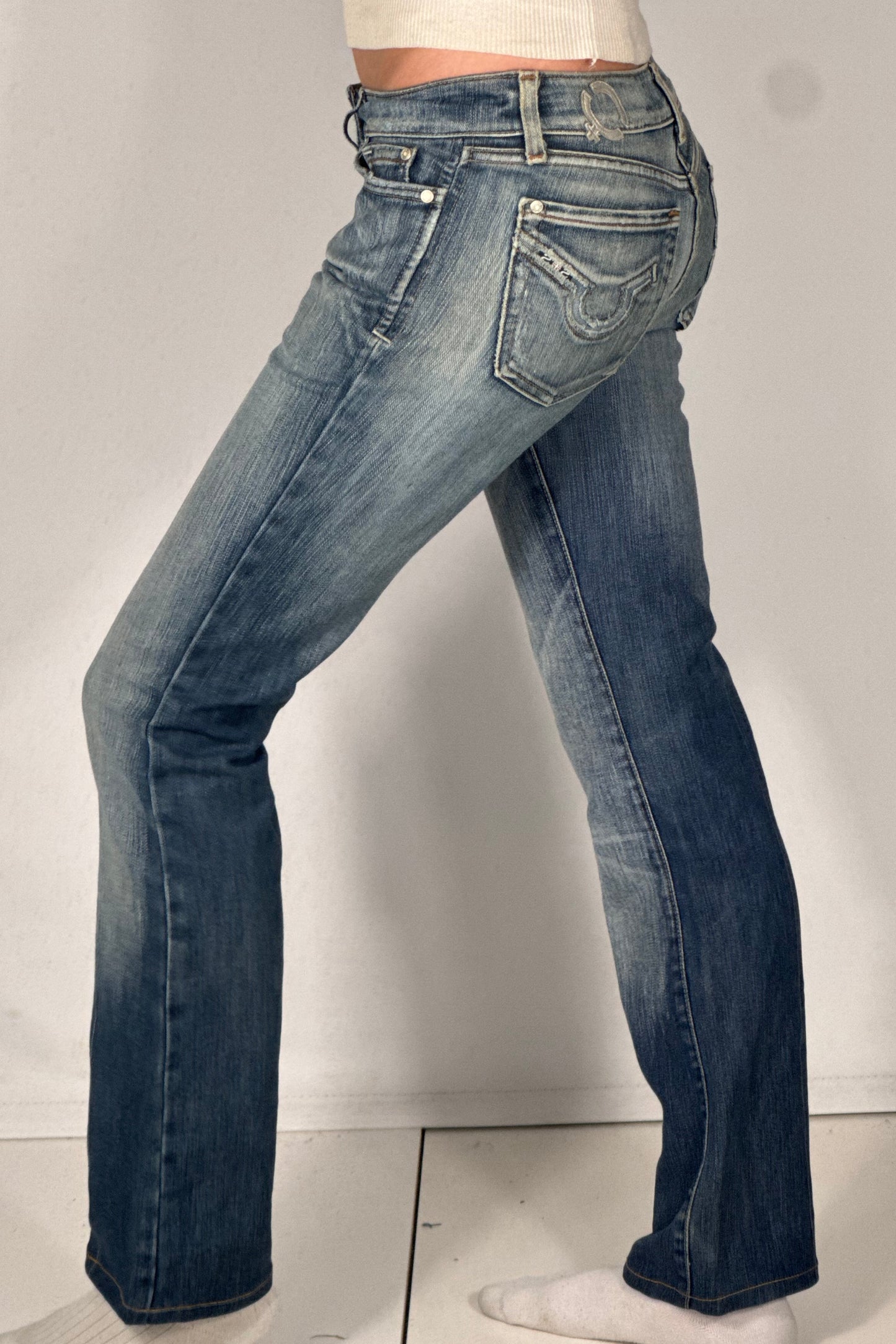 Lågmidjade jeans stl: XS