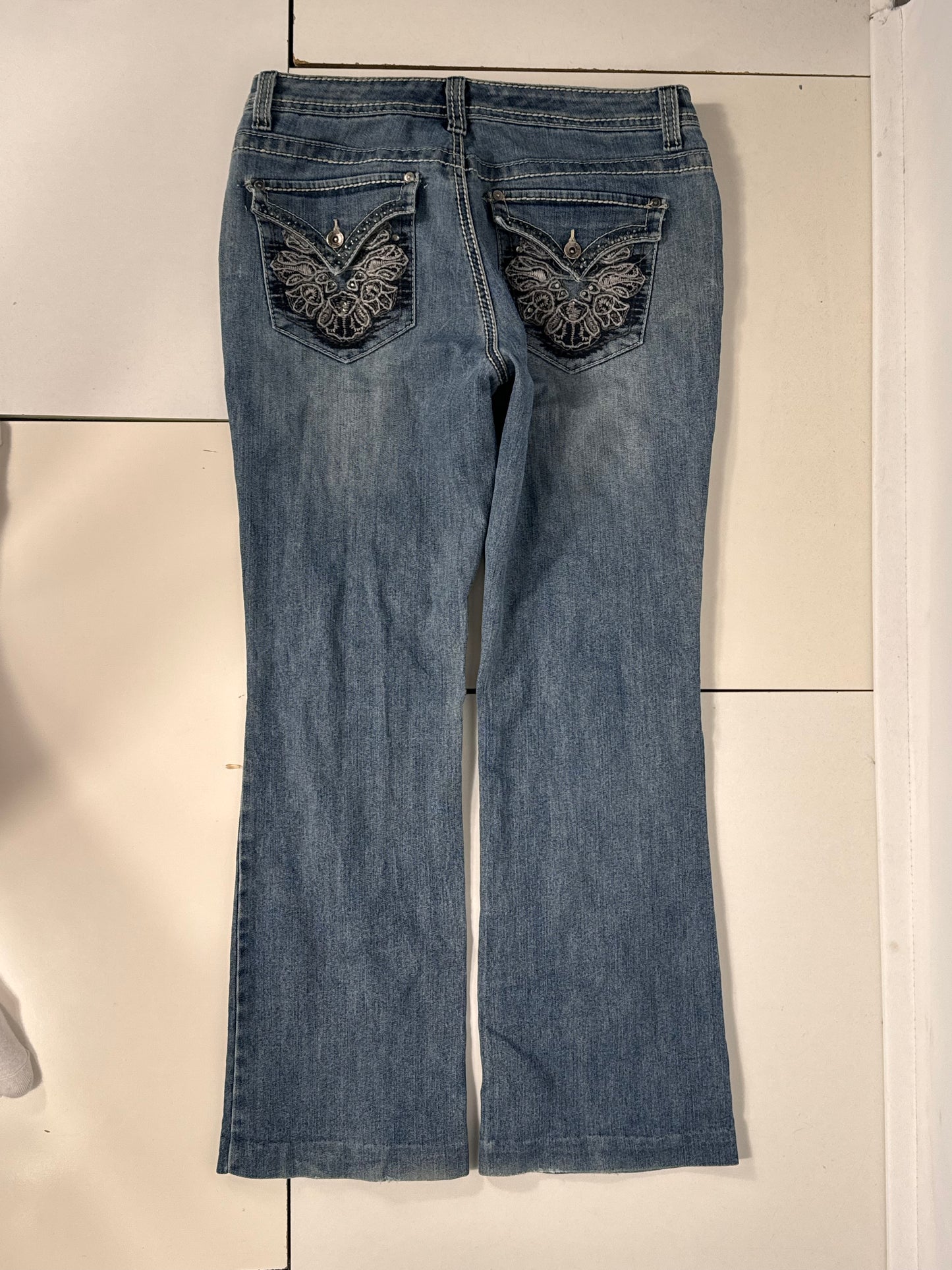 Utsvingte jeans str: S/M