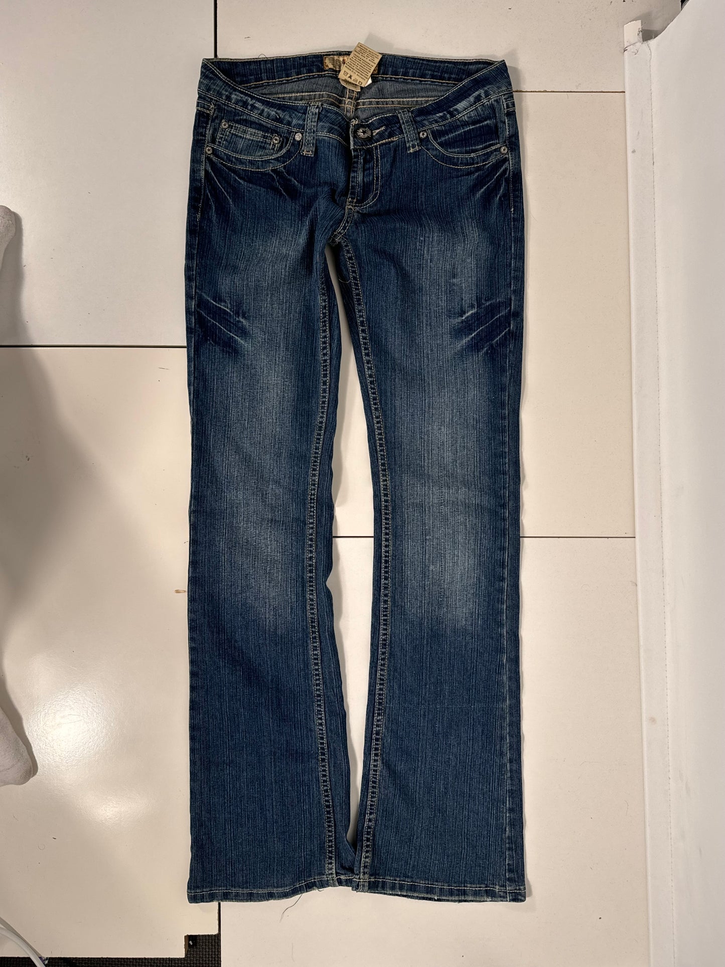 Lavtaljede jeans str: S