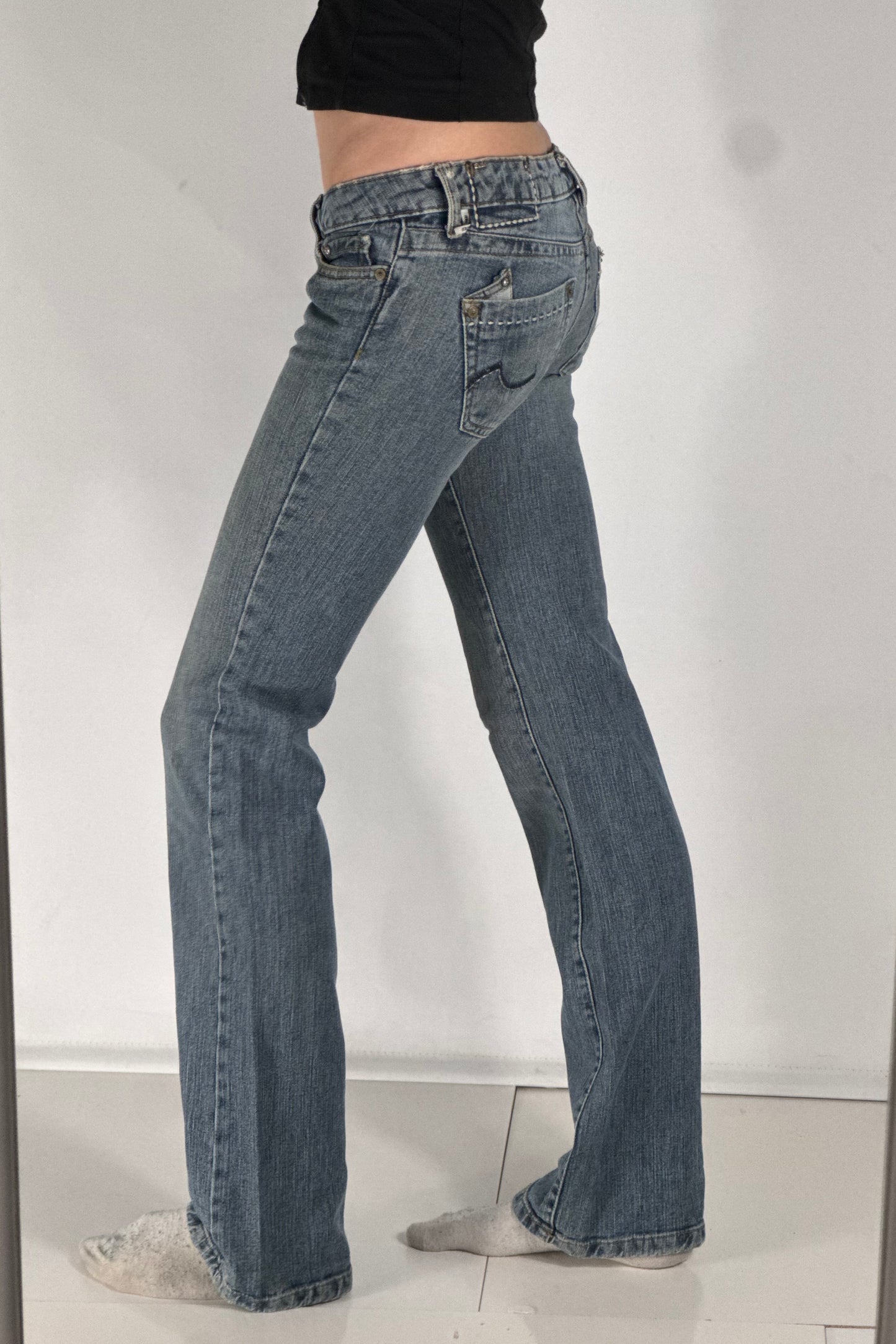 Lågmidjade jeans stl: XS