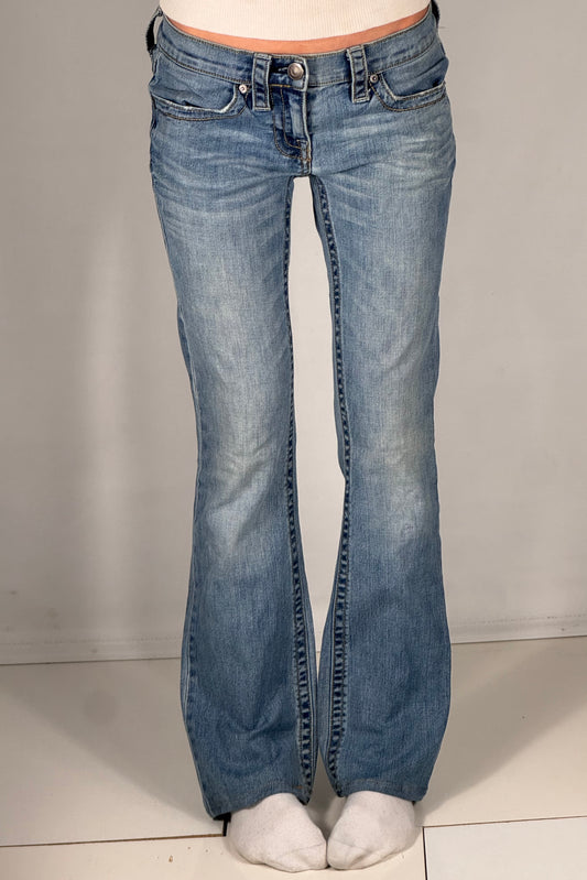 Lavtaljede jeans str: S