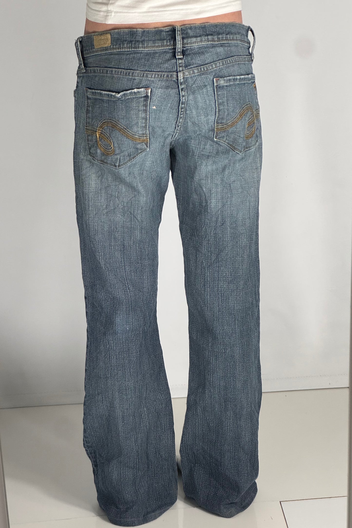 Lågmidjade jeans stl: S/M