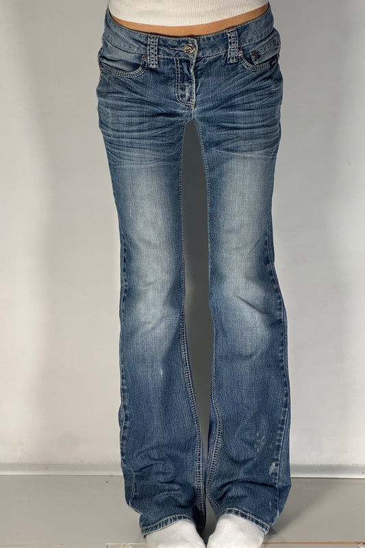 Lågmidjade jeans stl: