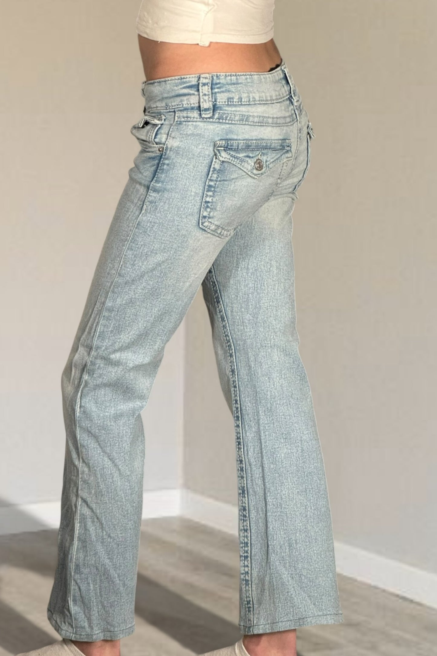 Lågmidjade jeans stl: XXS