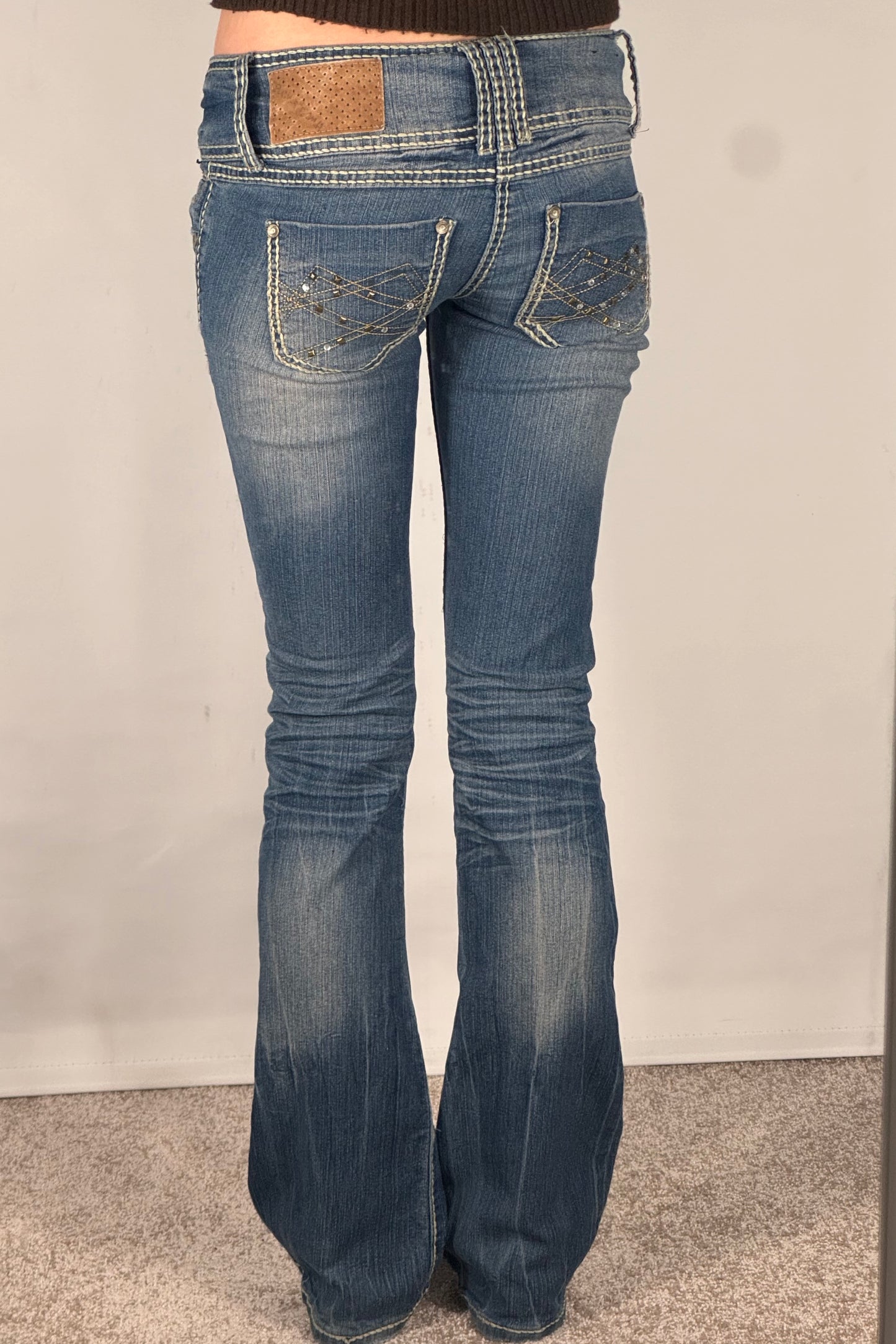 Lavtaljede jeans str: XS