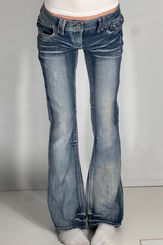 Lågmidjade jeans stl: S