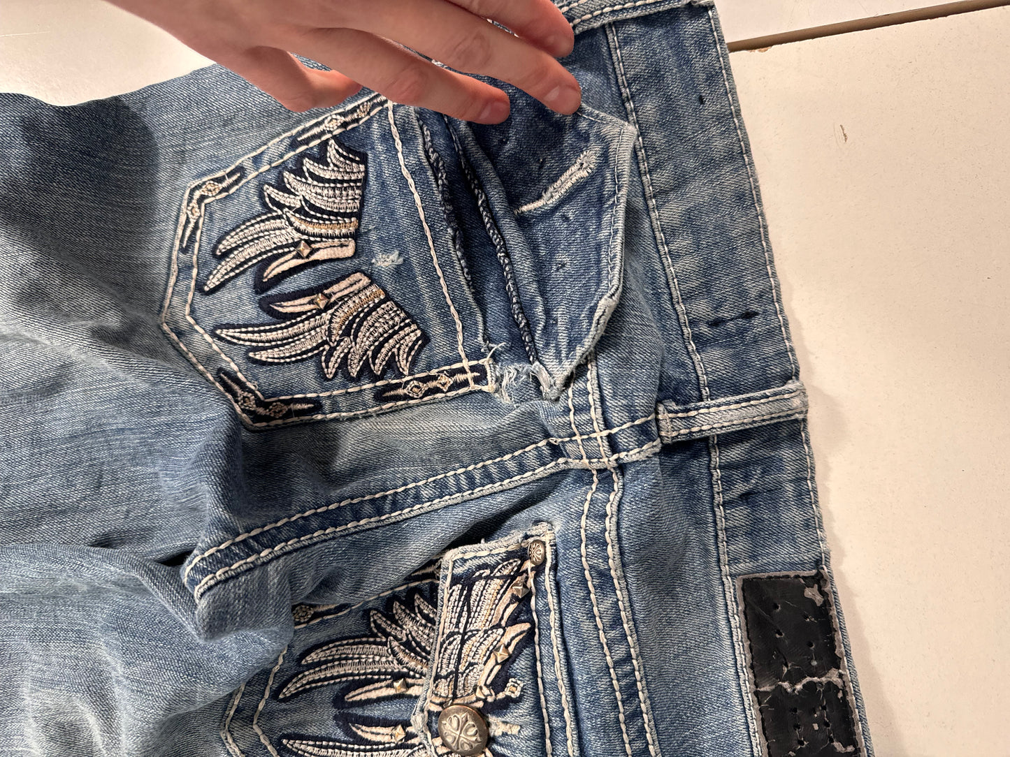 Lågmidjade jeans stl: XS