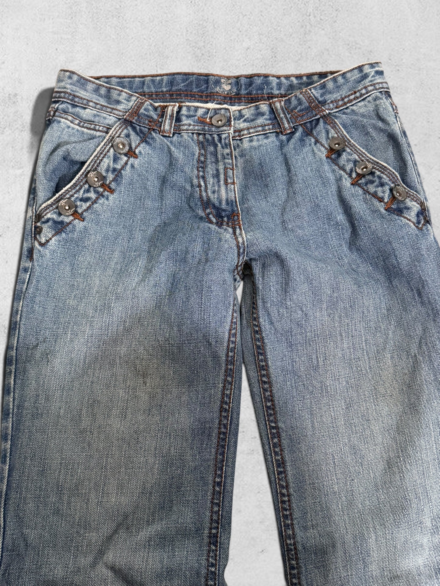 Lågmidjade jeans stl: XXS