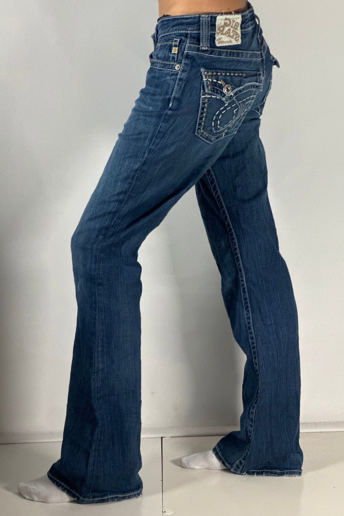 Lågmidjade jeans stl: S/M