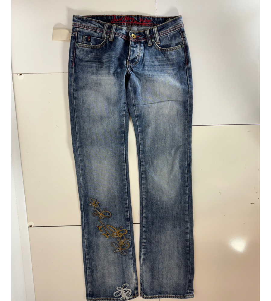 Lågmidjade jeans–stl: S