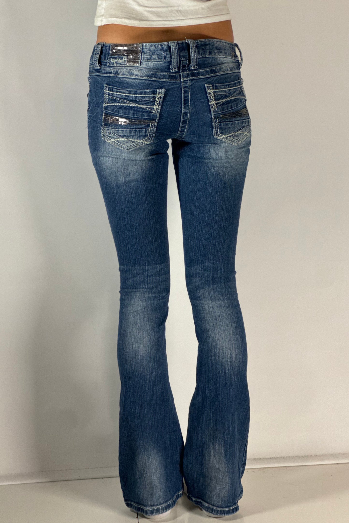 Lågmidjade jeans stl: S