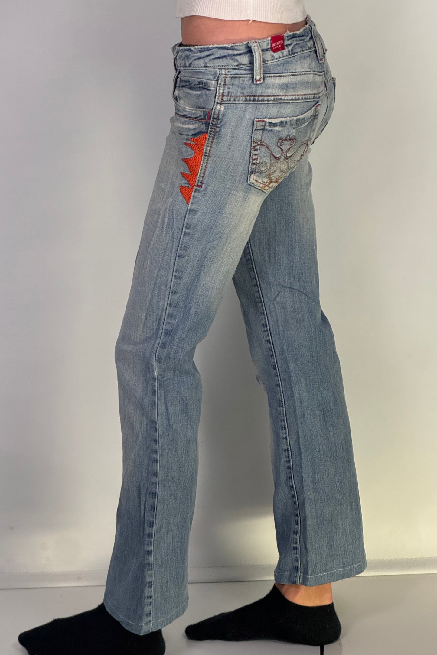 Lågmidjade jeans stl: XS