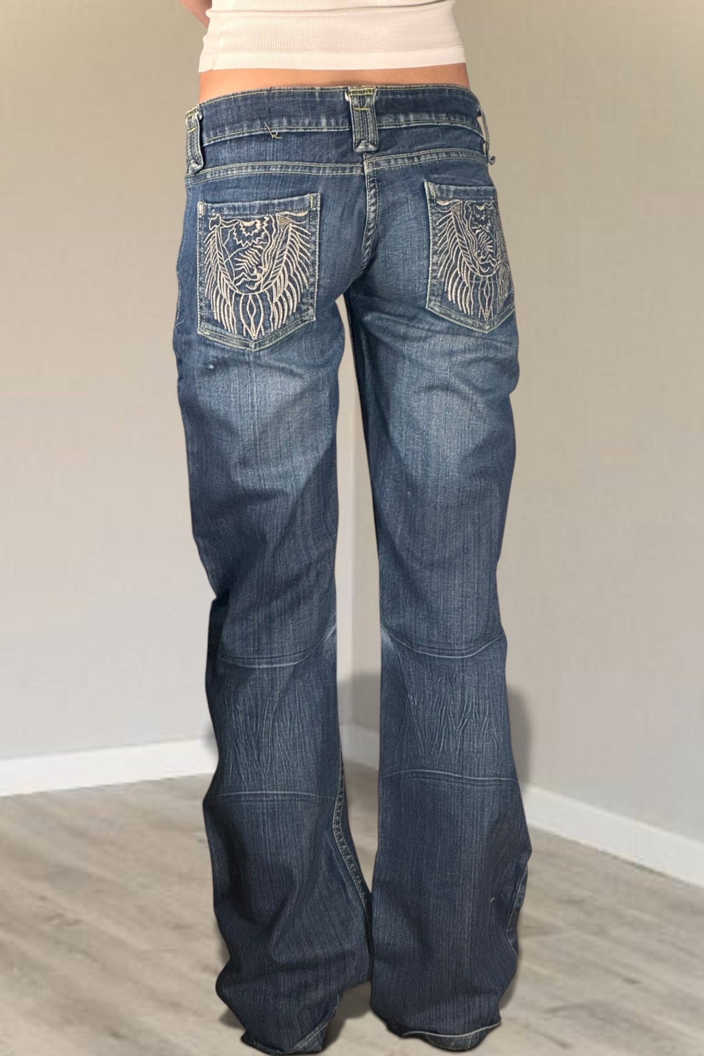 Lågmidjade jeans stl: M