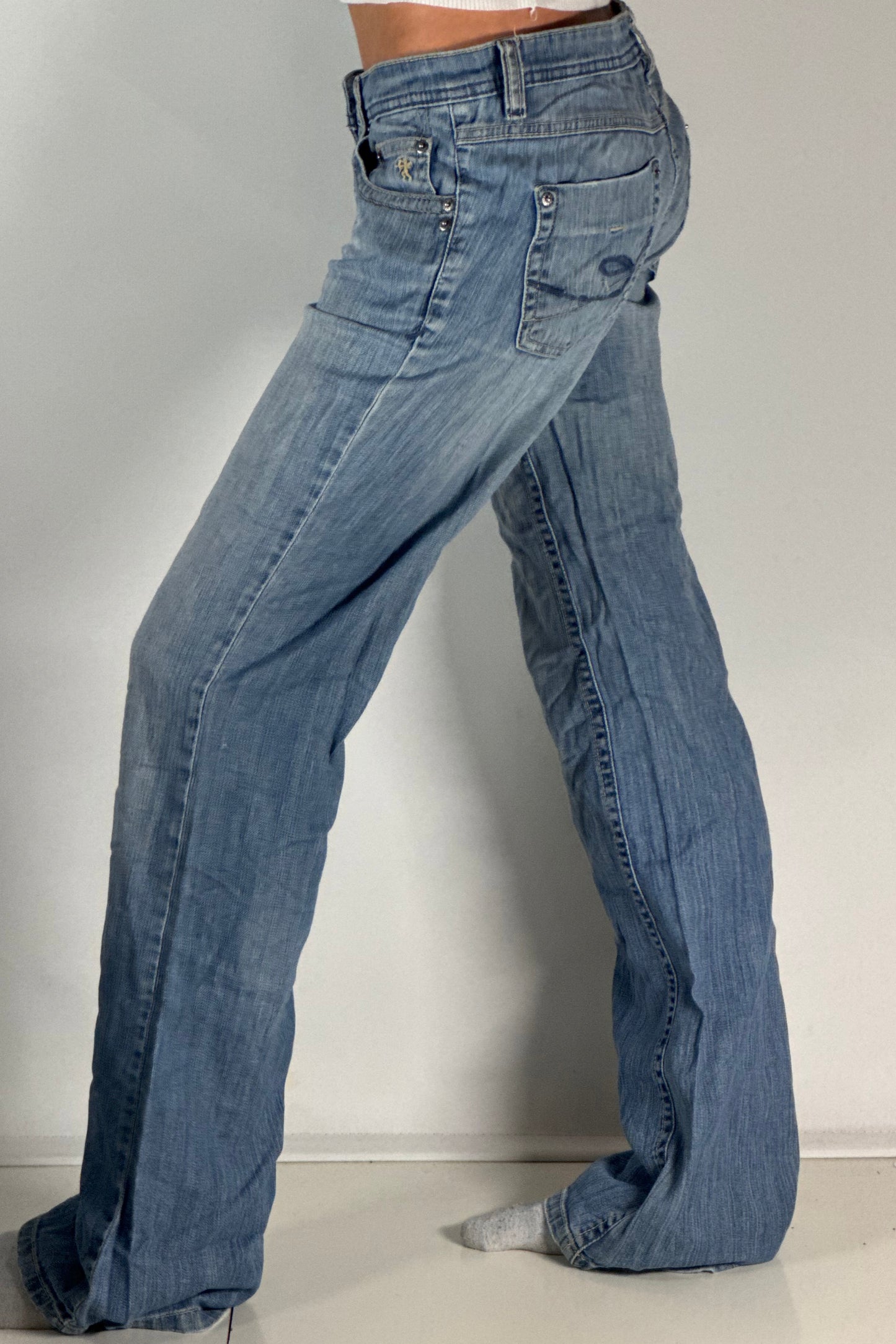 Lågmidjade jeans stl: S