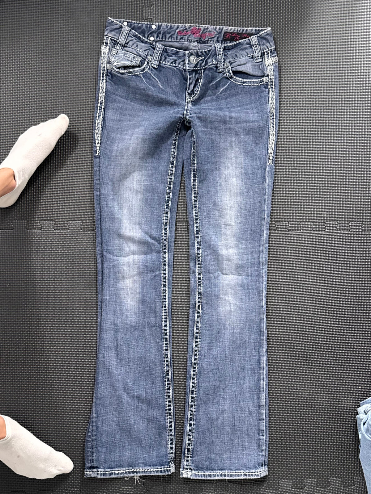 Lågmidjade jeans stl: S
